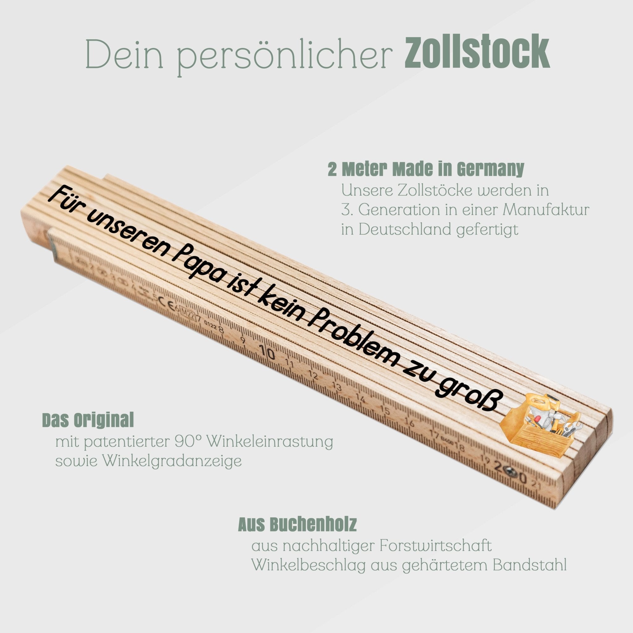 Zollstock - Kein Problem zu groß für Papa - Abenteuernah