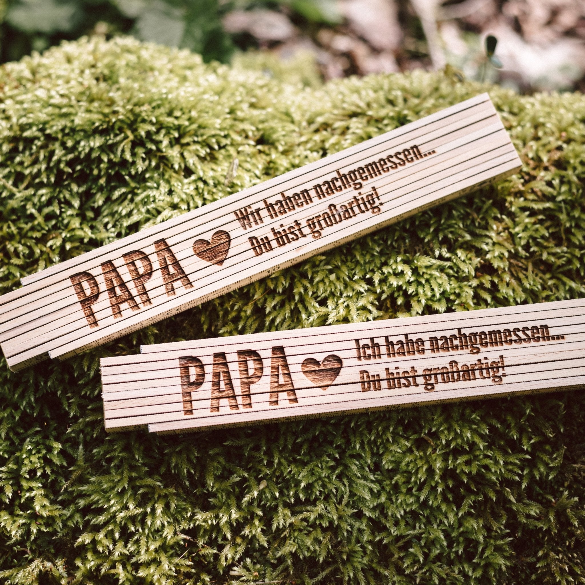 Zollstock - "Papa/Opa wir haben nachgemessen..." - Abenteuernah