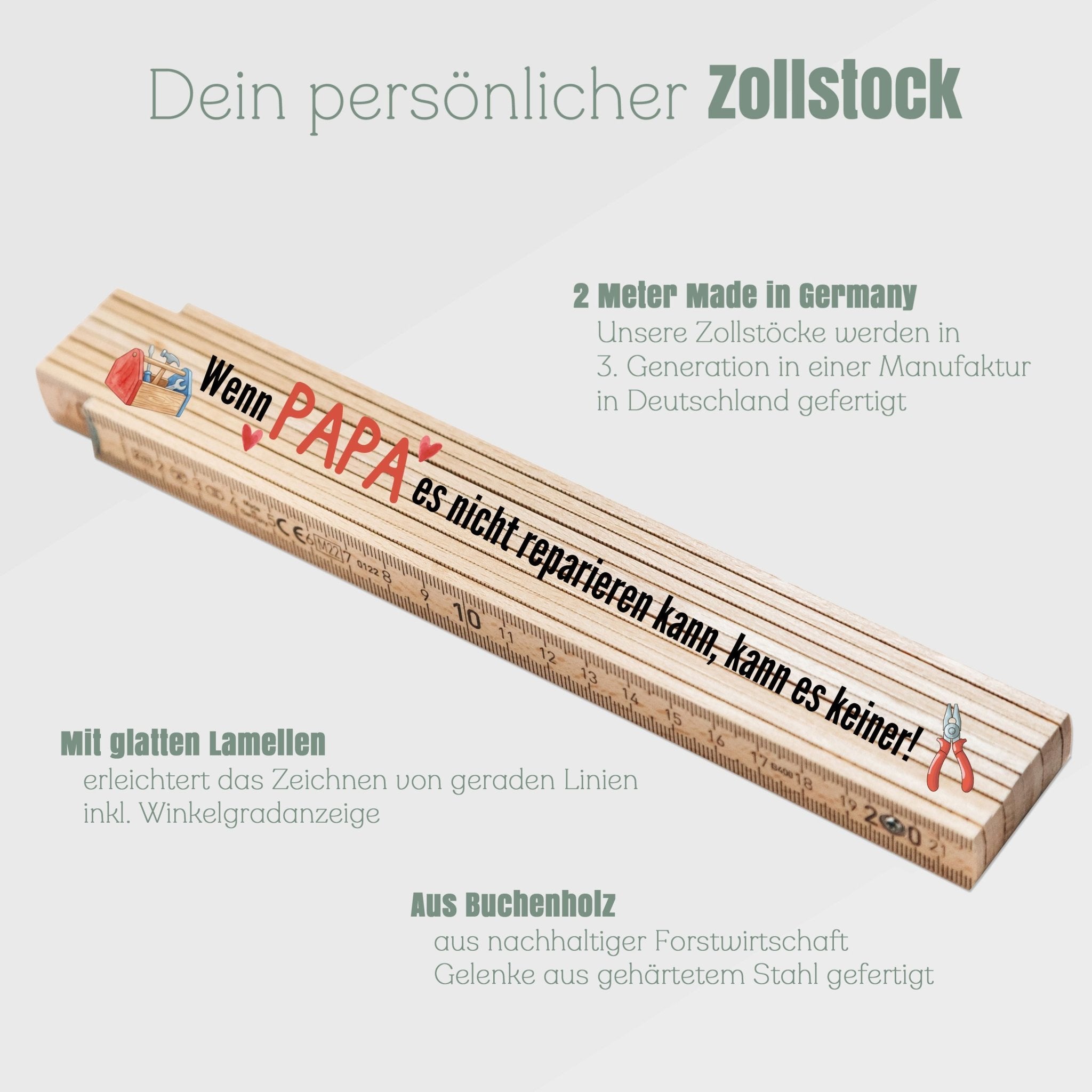 Zollstock - Wenn Papa es nicht reparieren kann - Abenteuernah