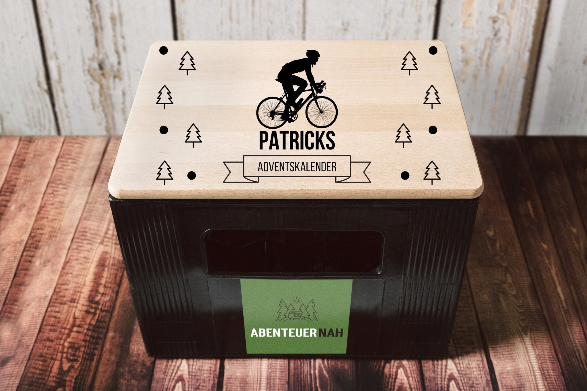 Adventskalender Bierkastensitz - Fahrrad Fahrer - Abenteuernah