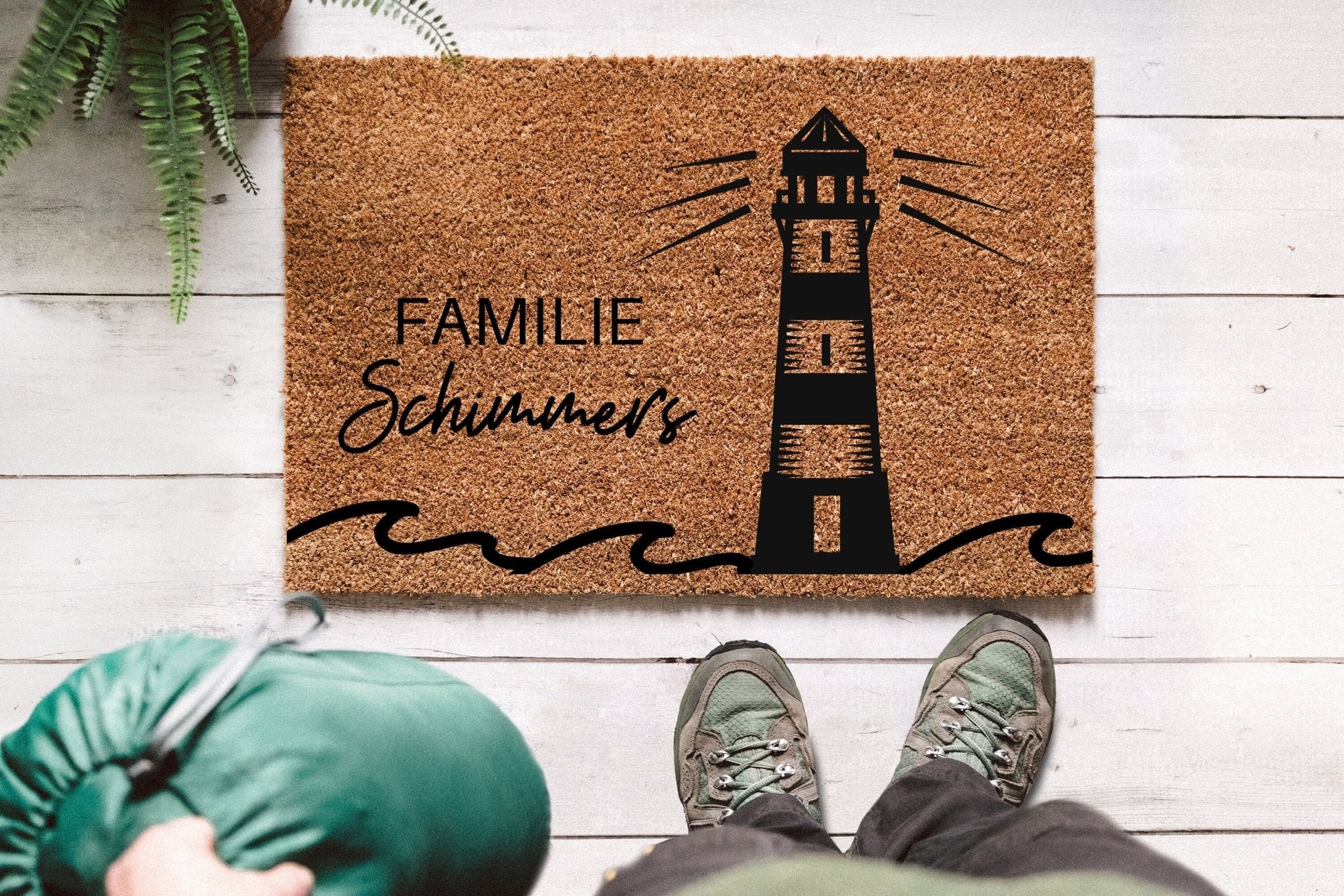 Kokos Fußmatte - Leuchtturm - Abenteuernah