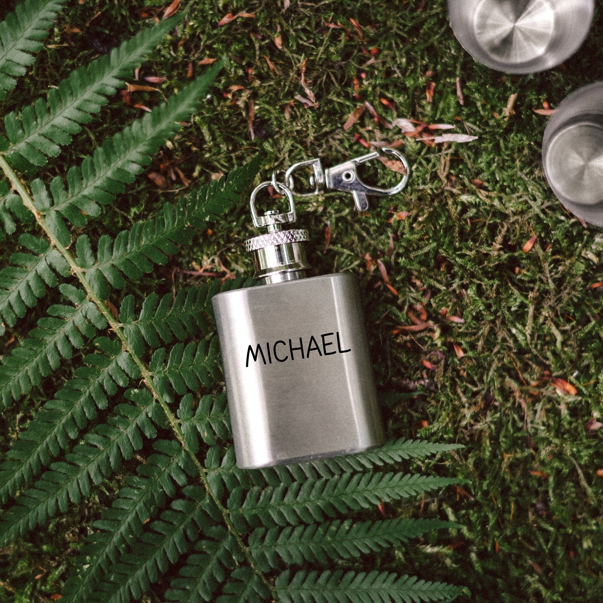 Mini Flachmann - Schlüsselanhänger - Name - Abenteuernah