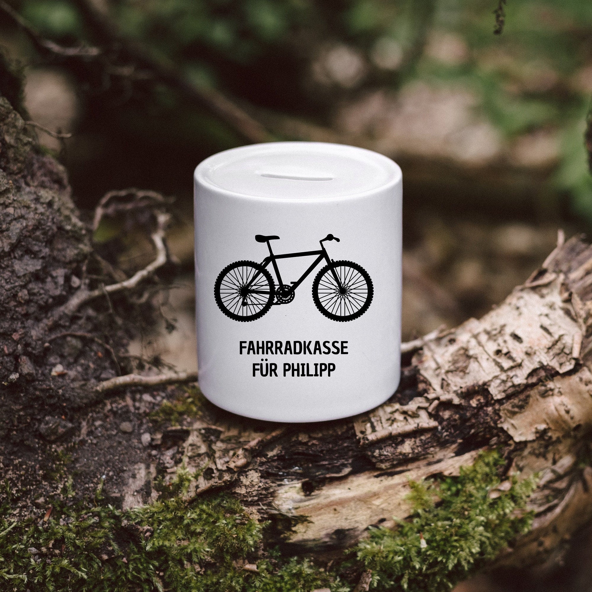 Spardose Keramik - Fahrradkasse - Abenteuernah