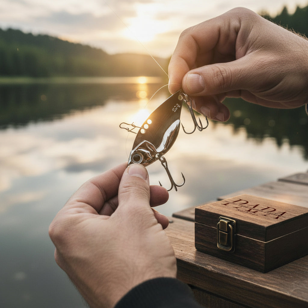 Angelbox mit Haken - Papa