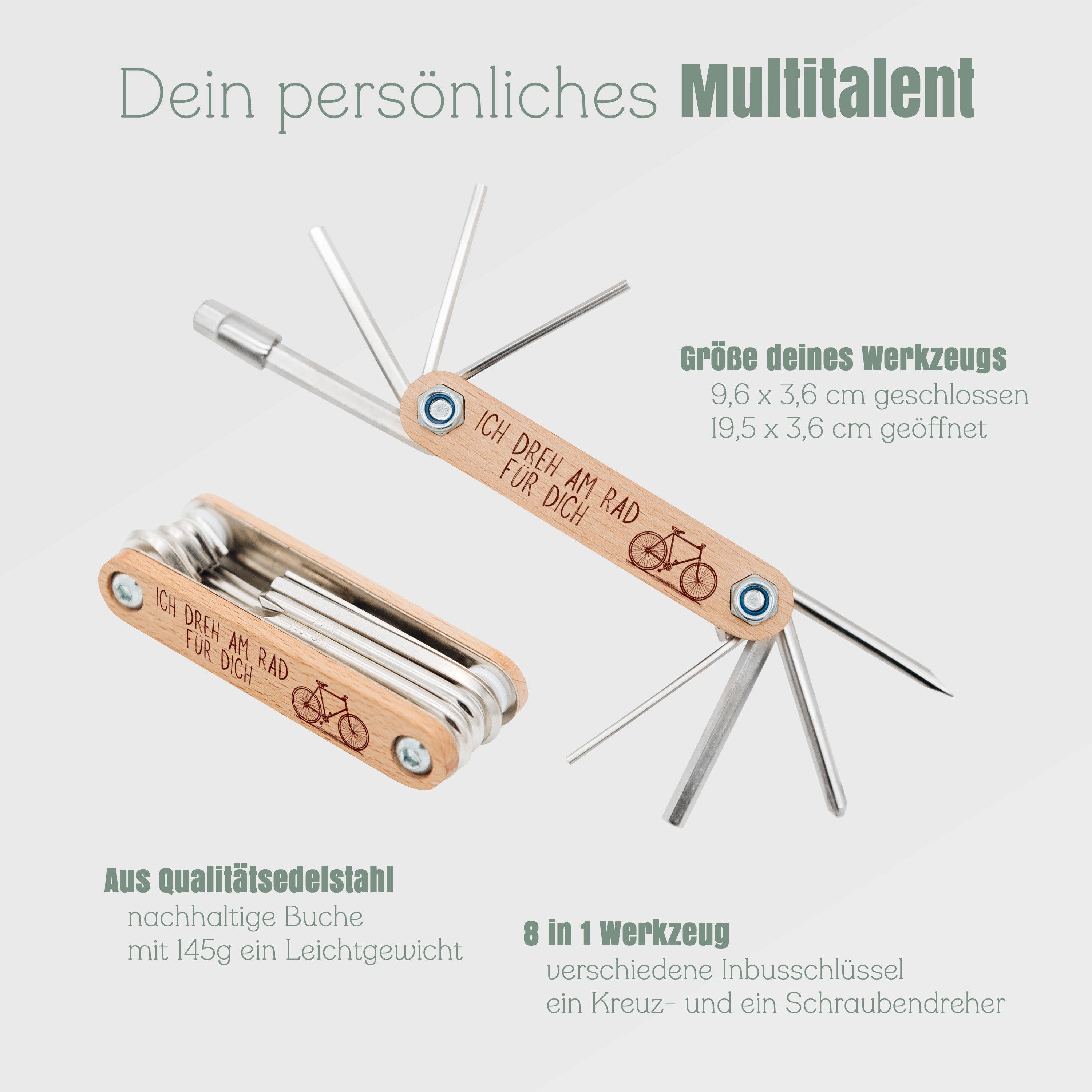 Fahrrad Multitool - Dreh am Rad für dich