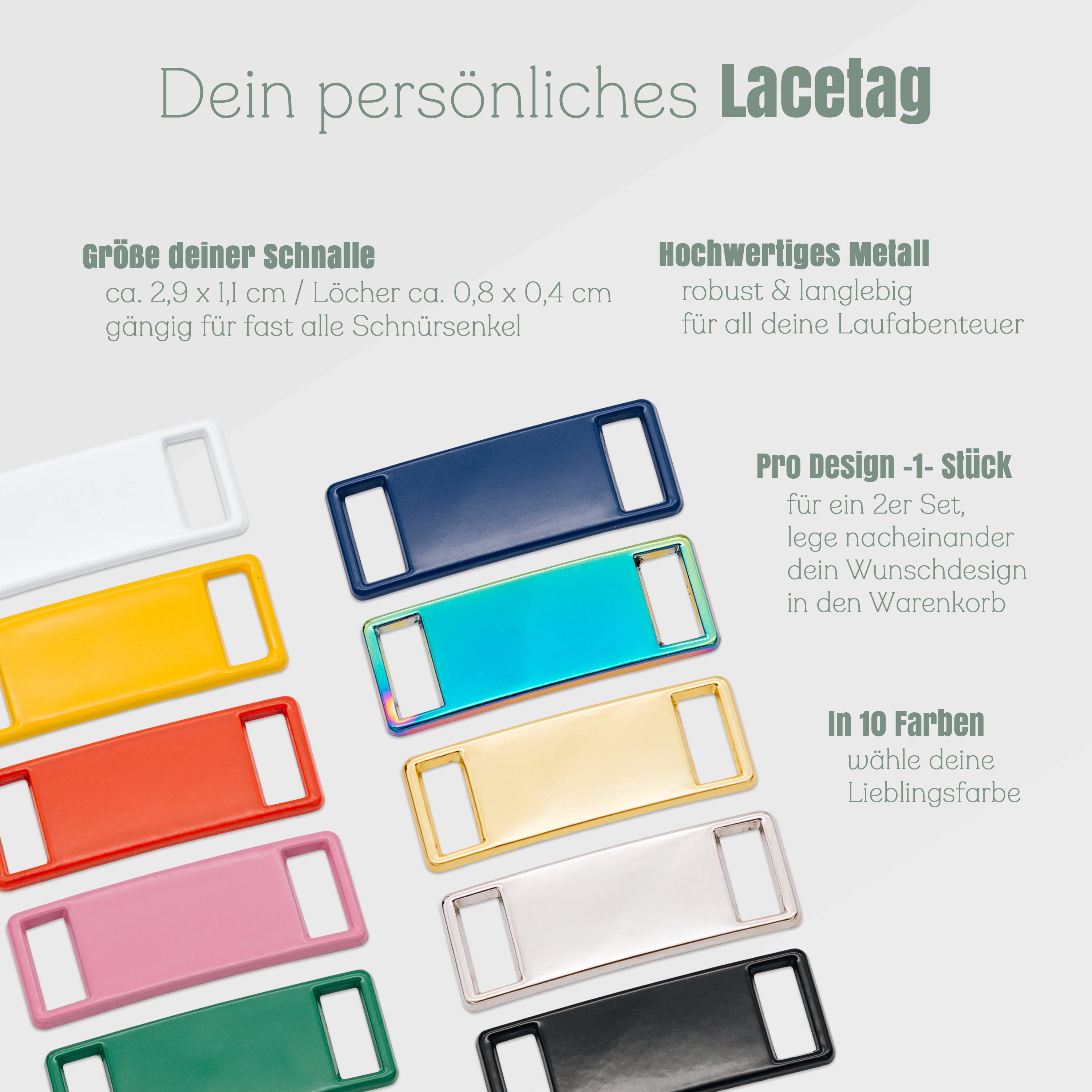 Schnürsenkelanhänger - Lacetag Marathon/Triathlon