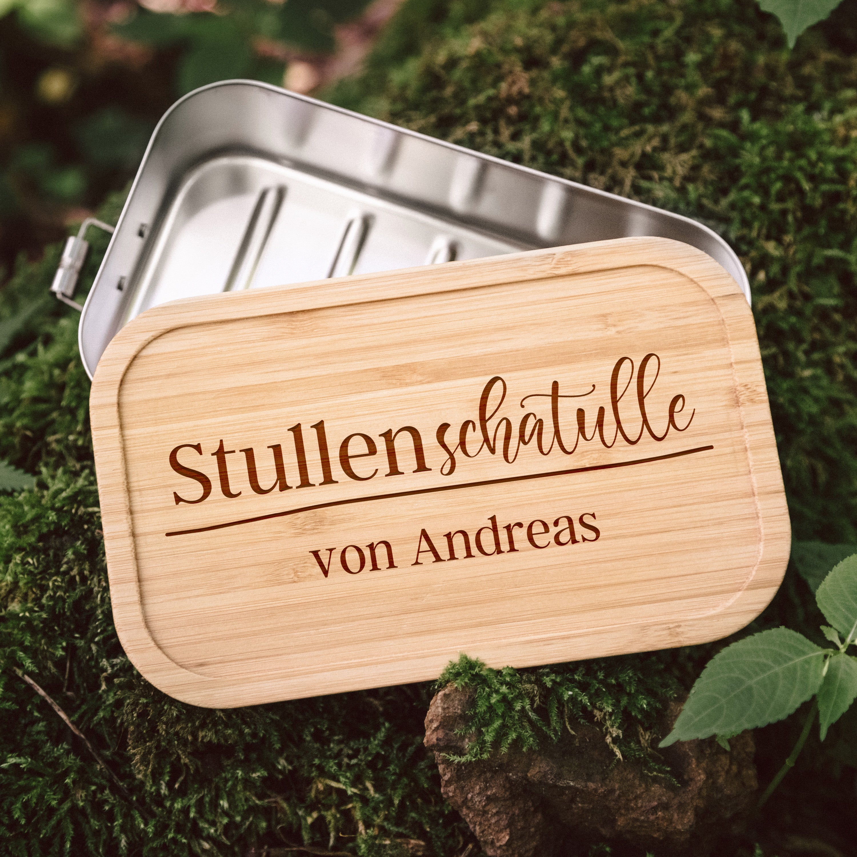 Brotdose Edelstahl - Stullenschatulle