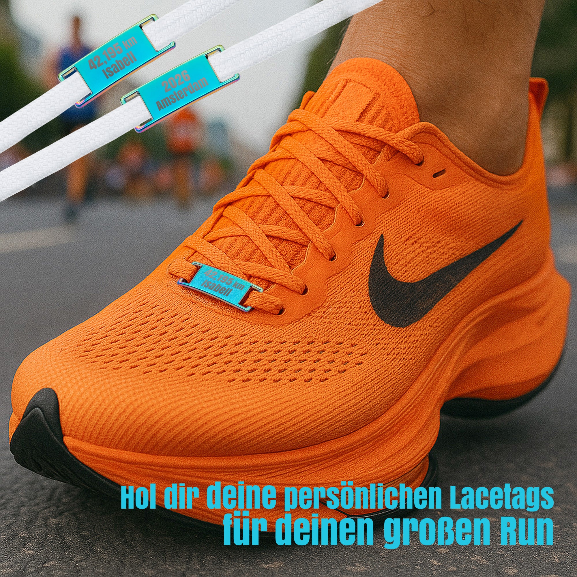 Schnürsenkelanhänger - Lacetag Marathon/Triathlon