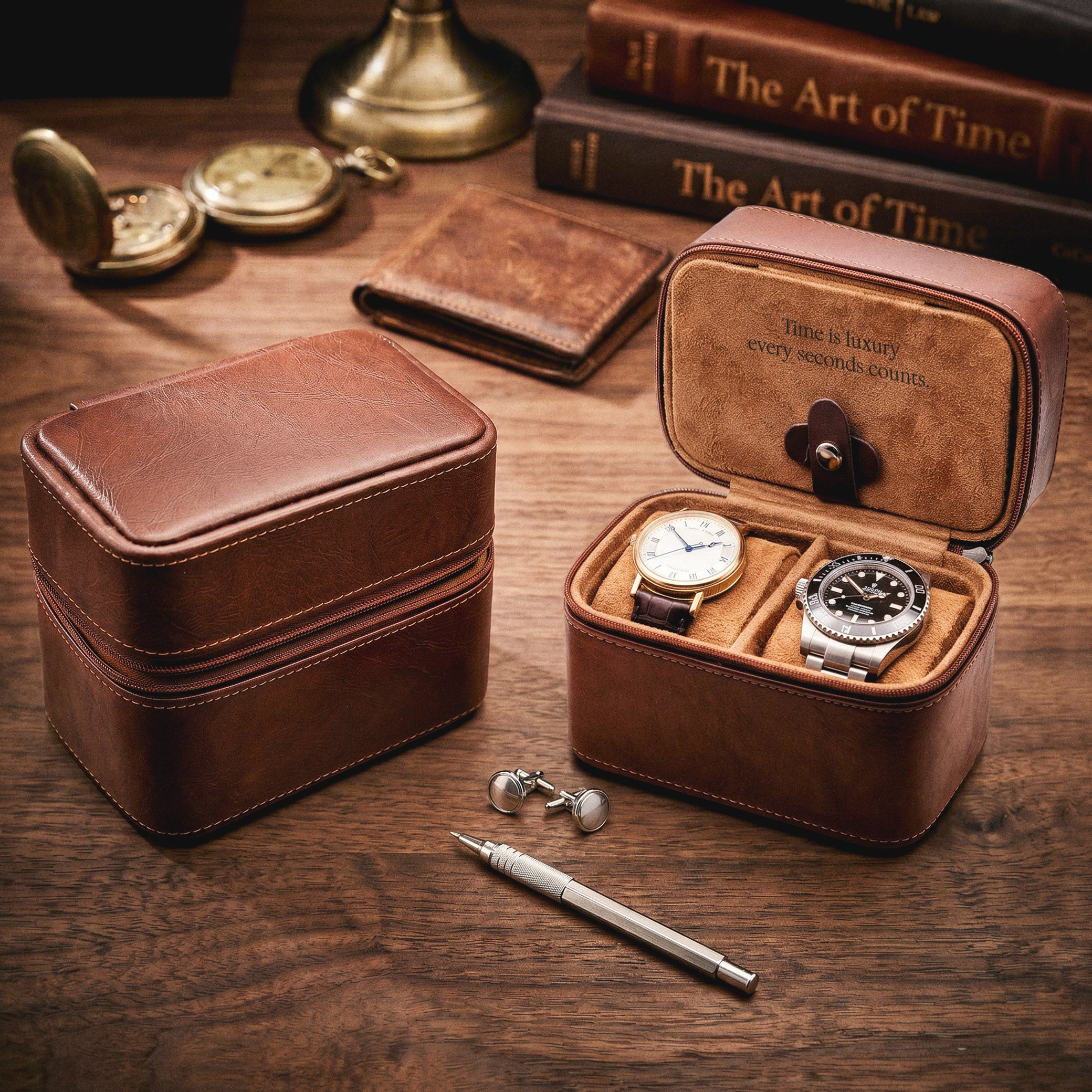 Uhrenbox personalisiert - Innengravur