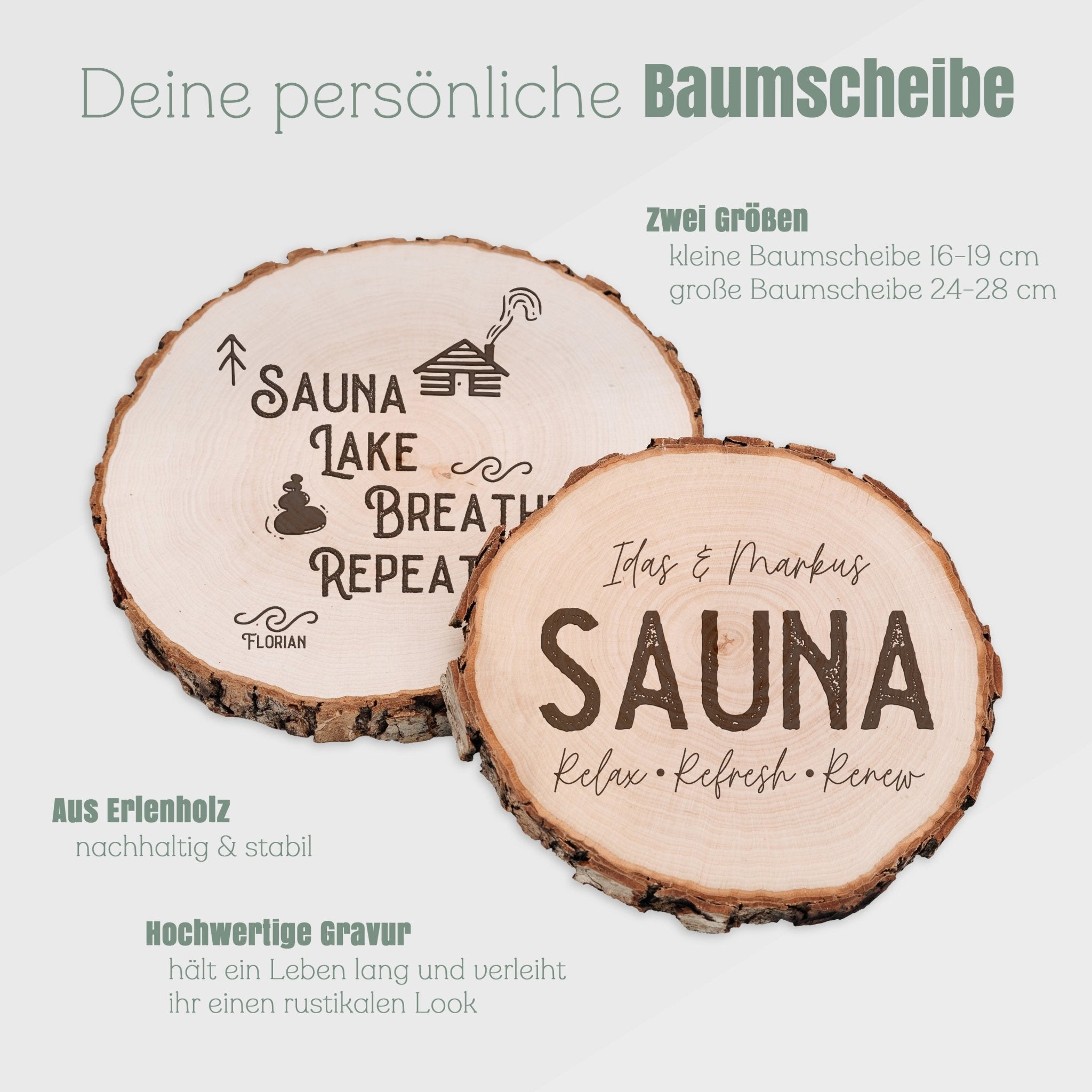 Baumscheibe - Sauna - Abenteuernah