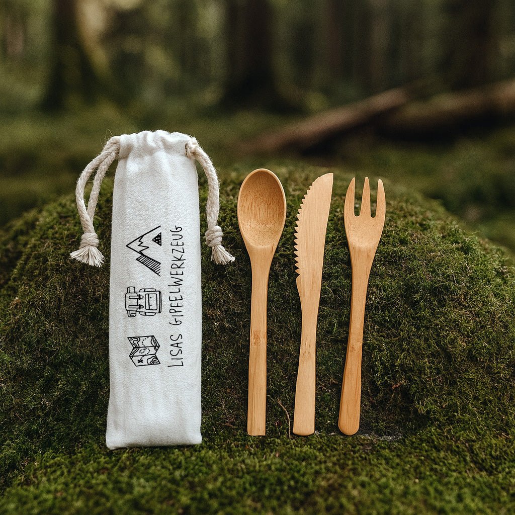 Besteckset mit Tasche - Wandern - Abenteuernah