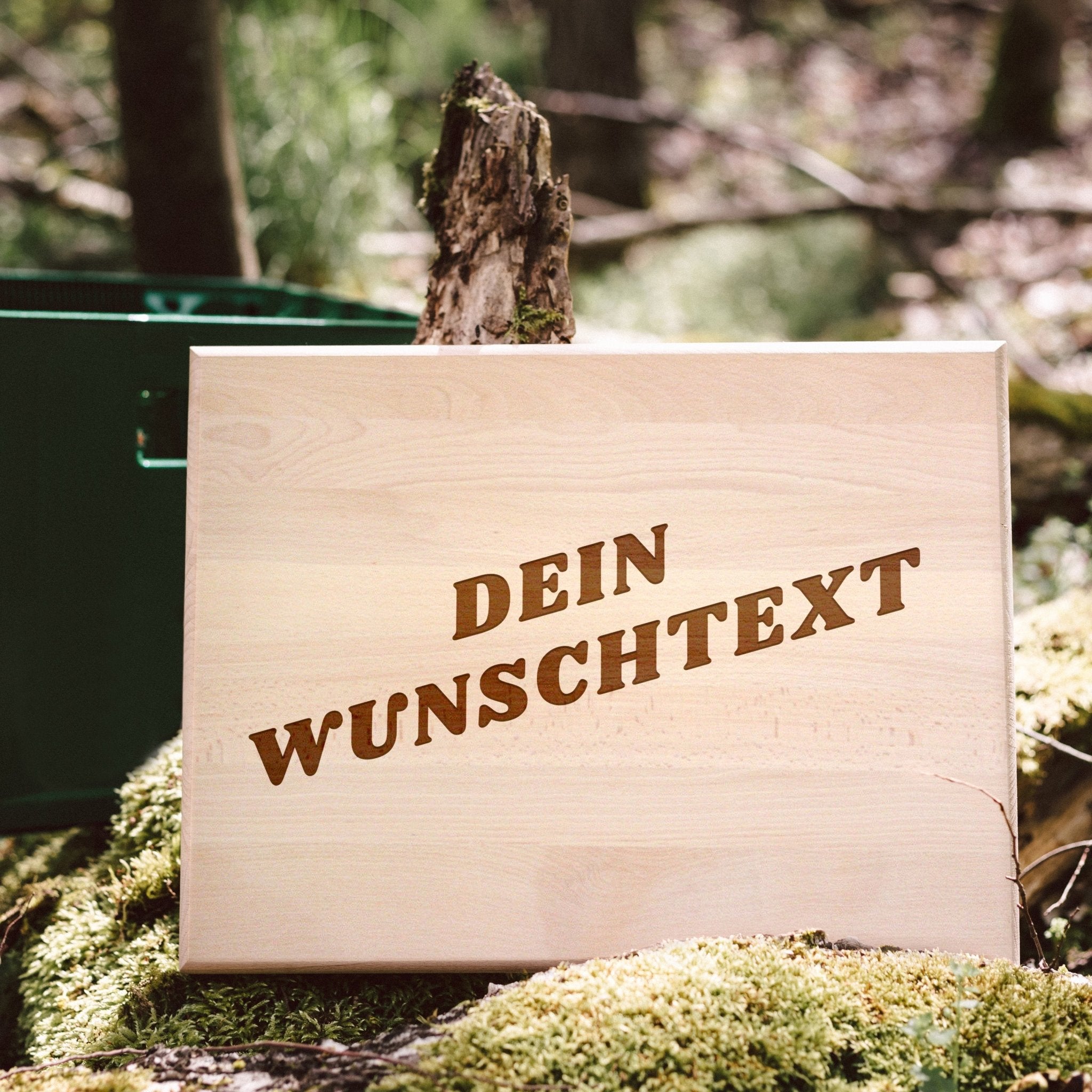 Bierkastensitz Holz - Dein Wunschtext - Abenteuernah