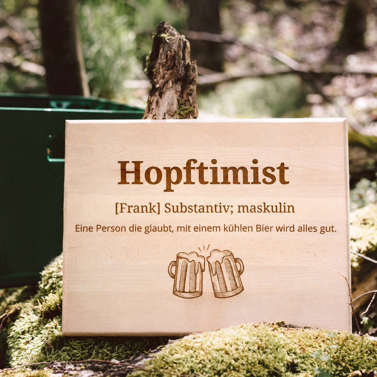 Bierkastensitz Holz - Hopftimist Definition - Abenteuernah