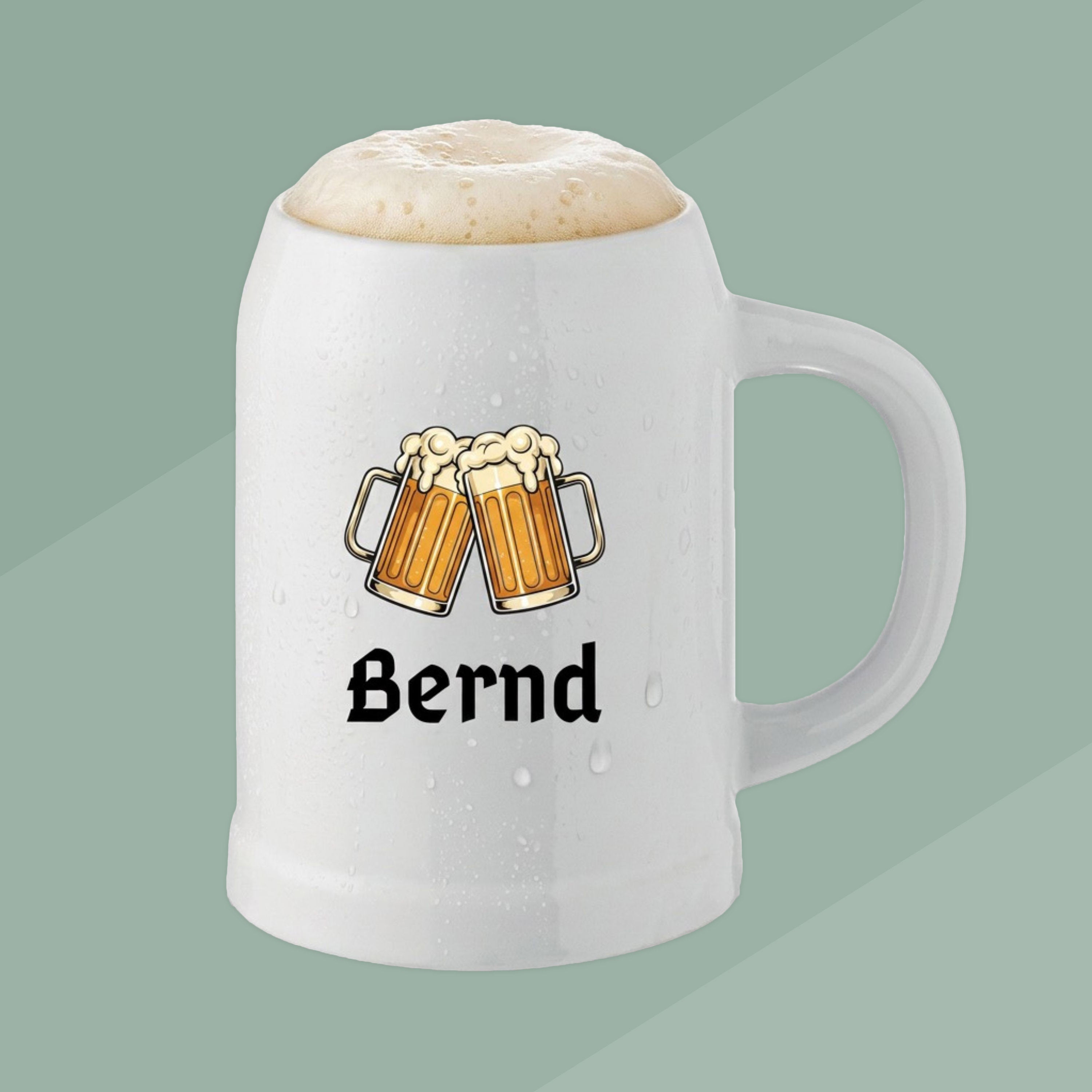 Bierkrug Keramik personalisiert - Prost