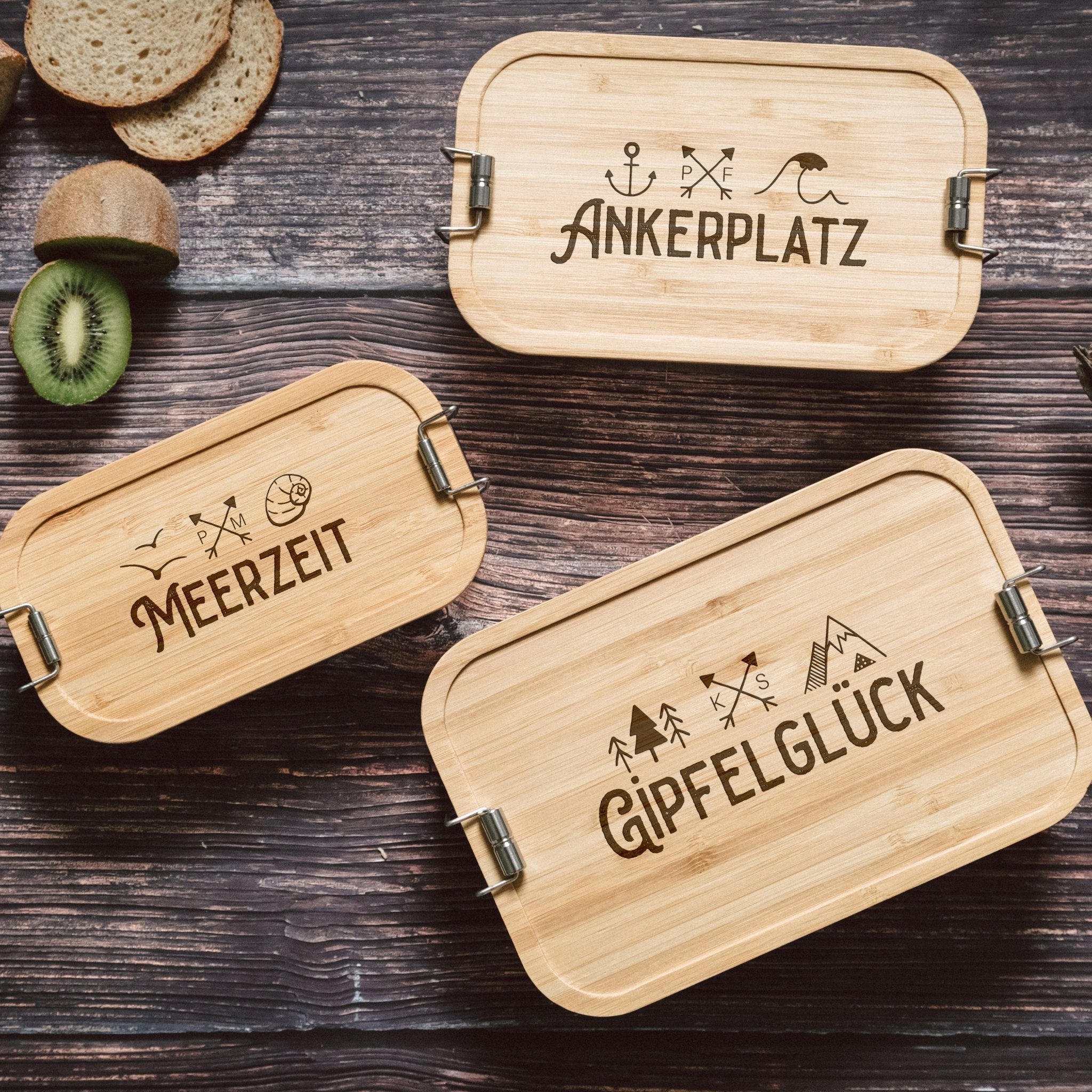 Brotdose Edelstahl - Pausenzeit - Abenteuernah