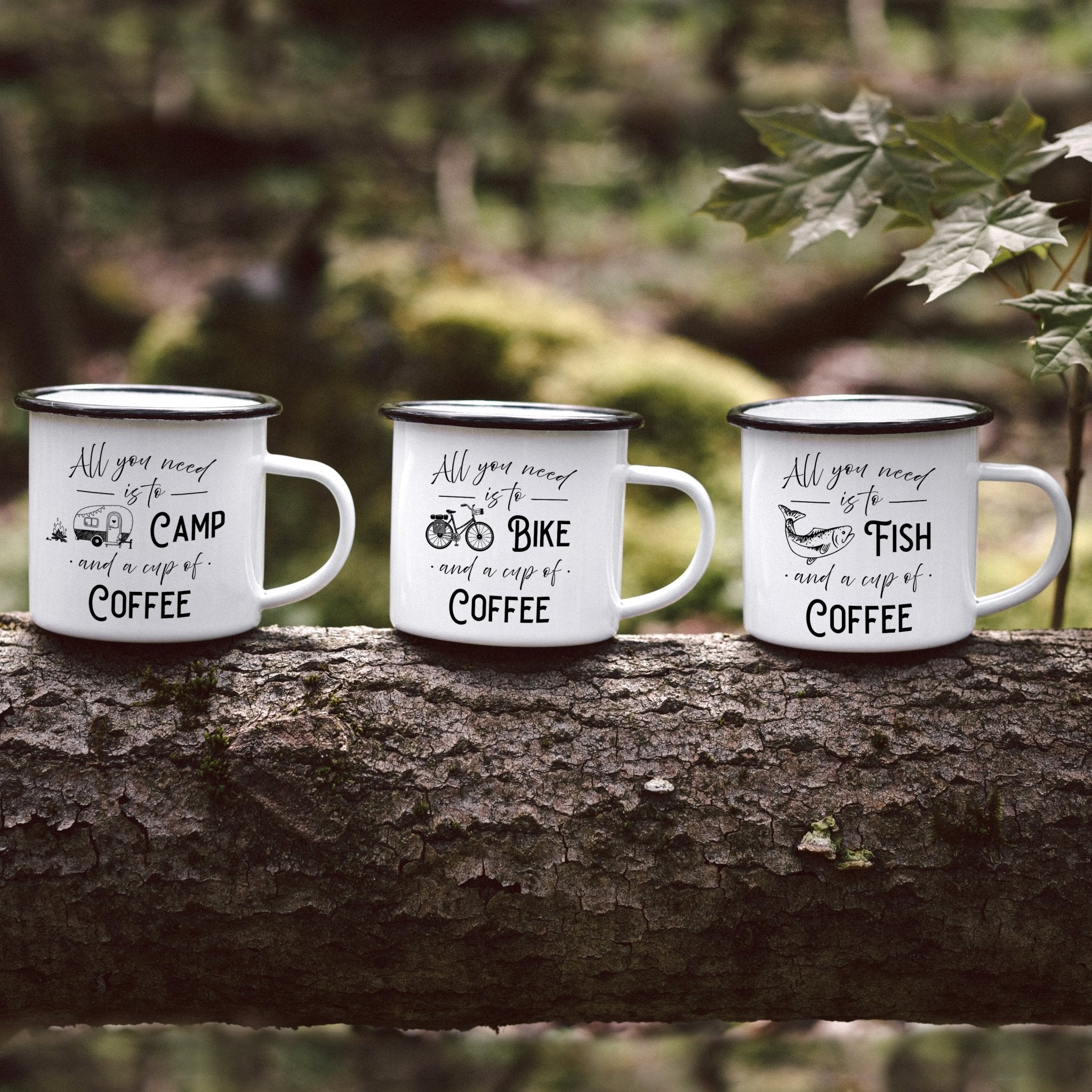 Emaille Tasse - Cup of Coffee - Abenteuernah