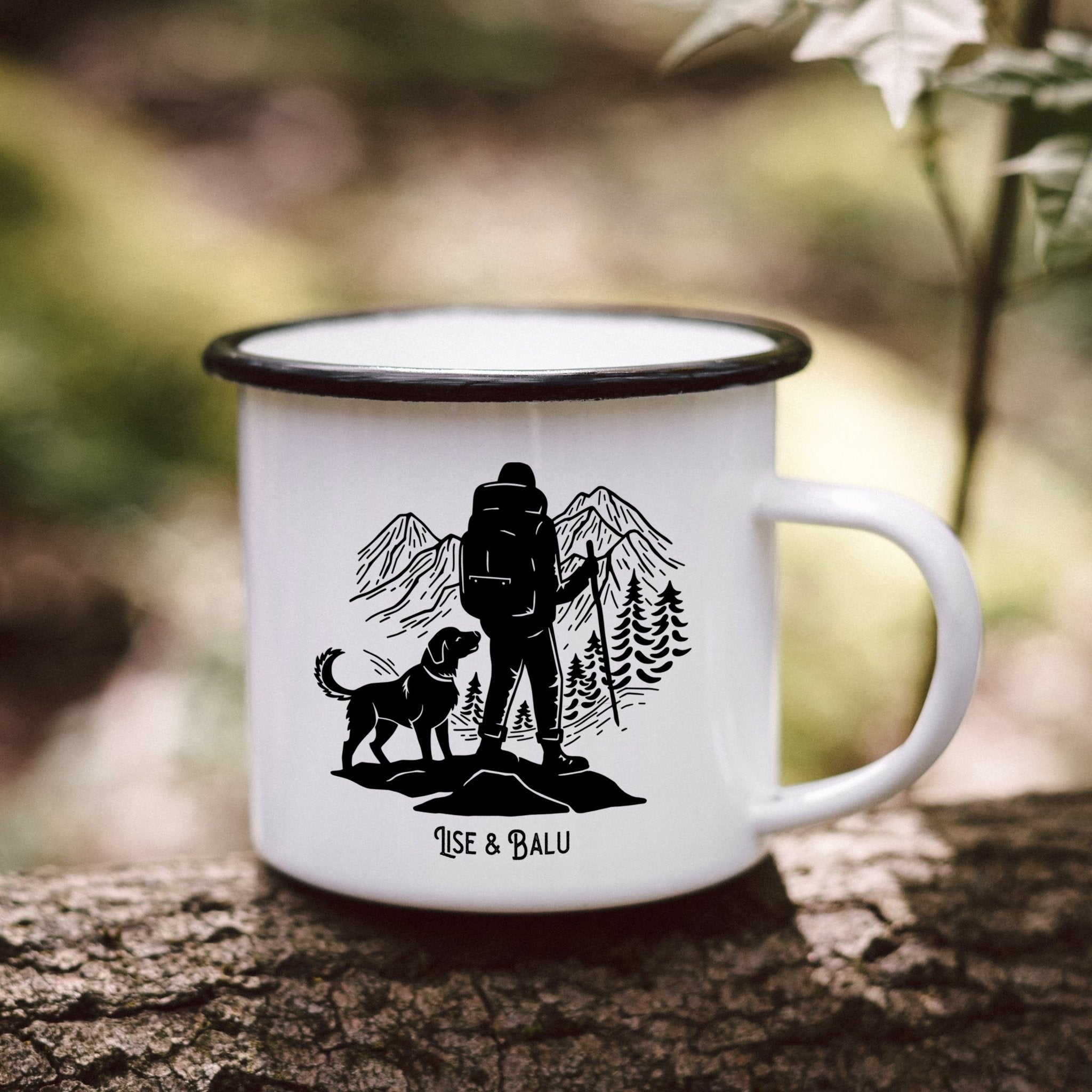 Emaille Tasse - Wanderbuddy - Abenteuernah