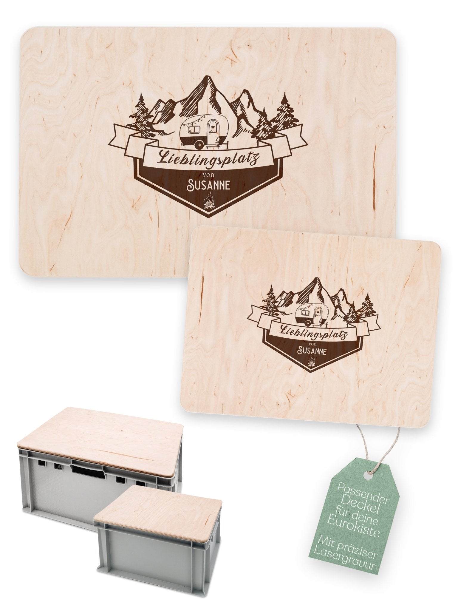 Eurokistendeckel aus Holz - Lieblingsplatz - Abenteuernah
