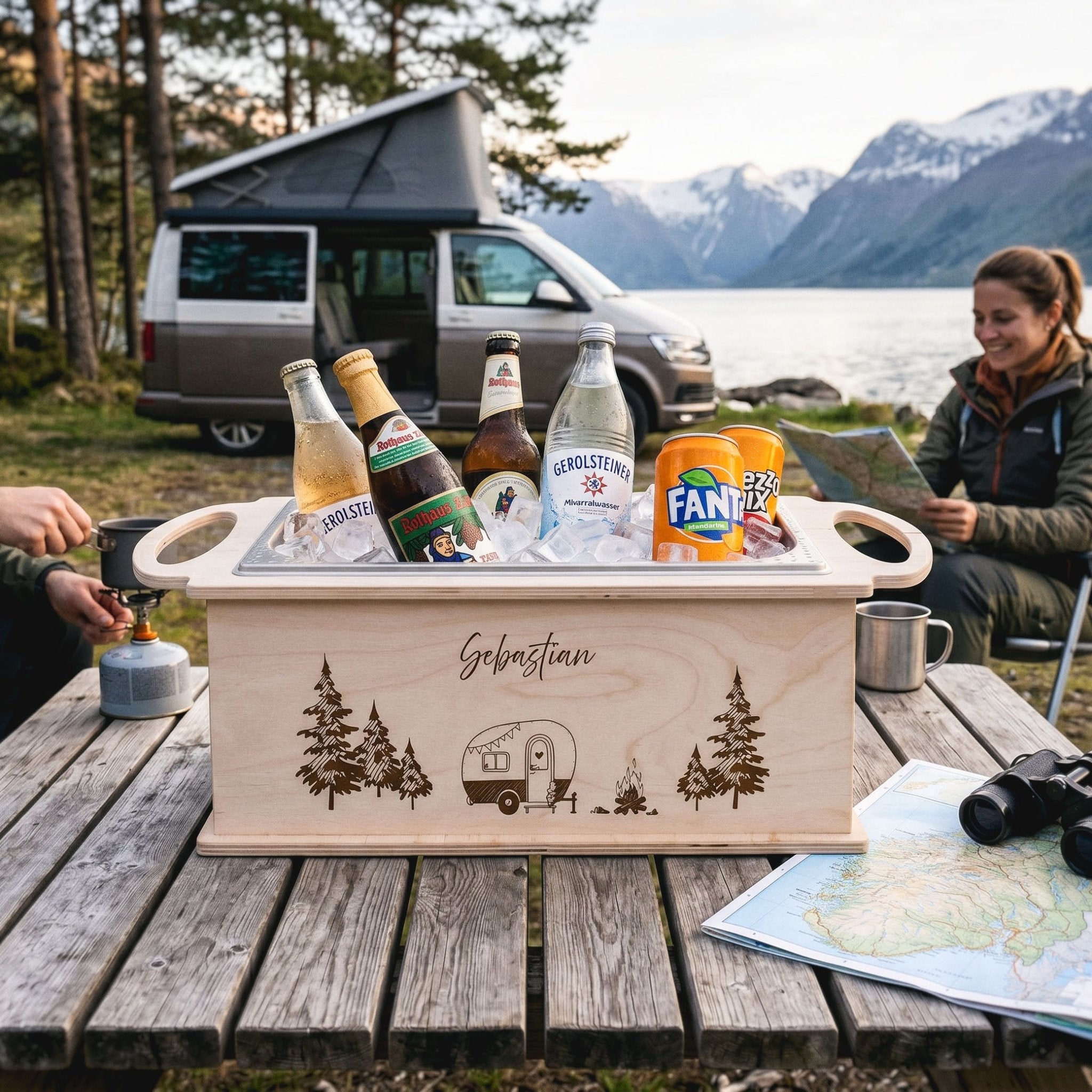Getränkekühler personalisiert - Camping - Abenteuernah