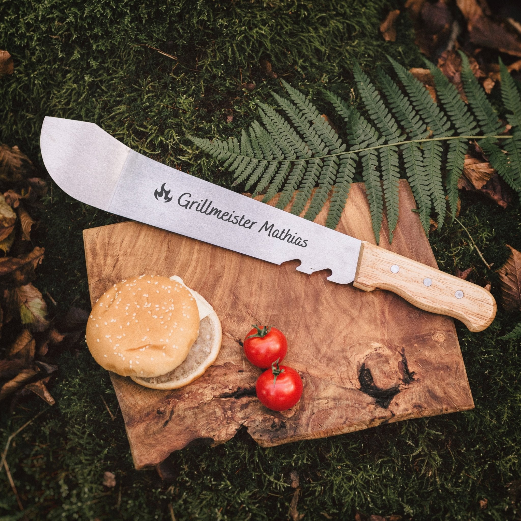 Grillmachete aus Edelstahl - Grillmeister - Abenteuernah