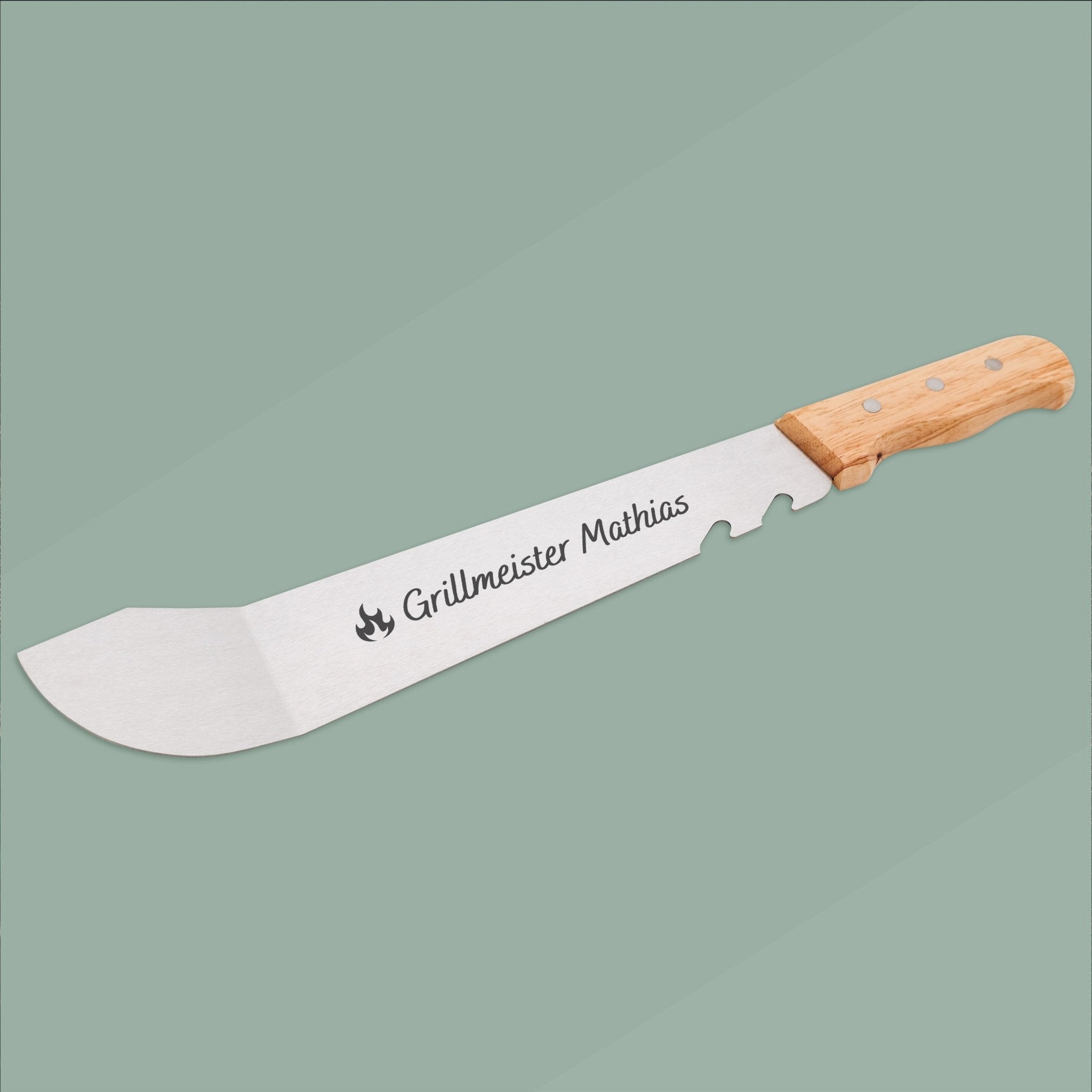 Grillmachete aus Edelstahl - Grillmeister - Abenteuernah