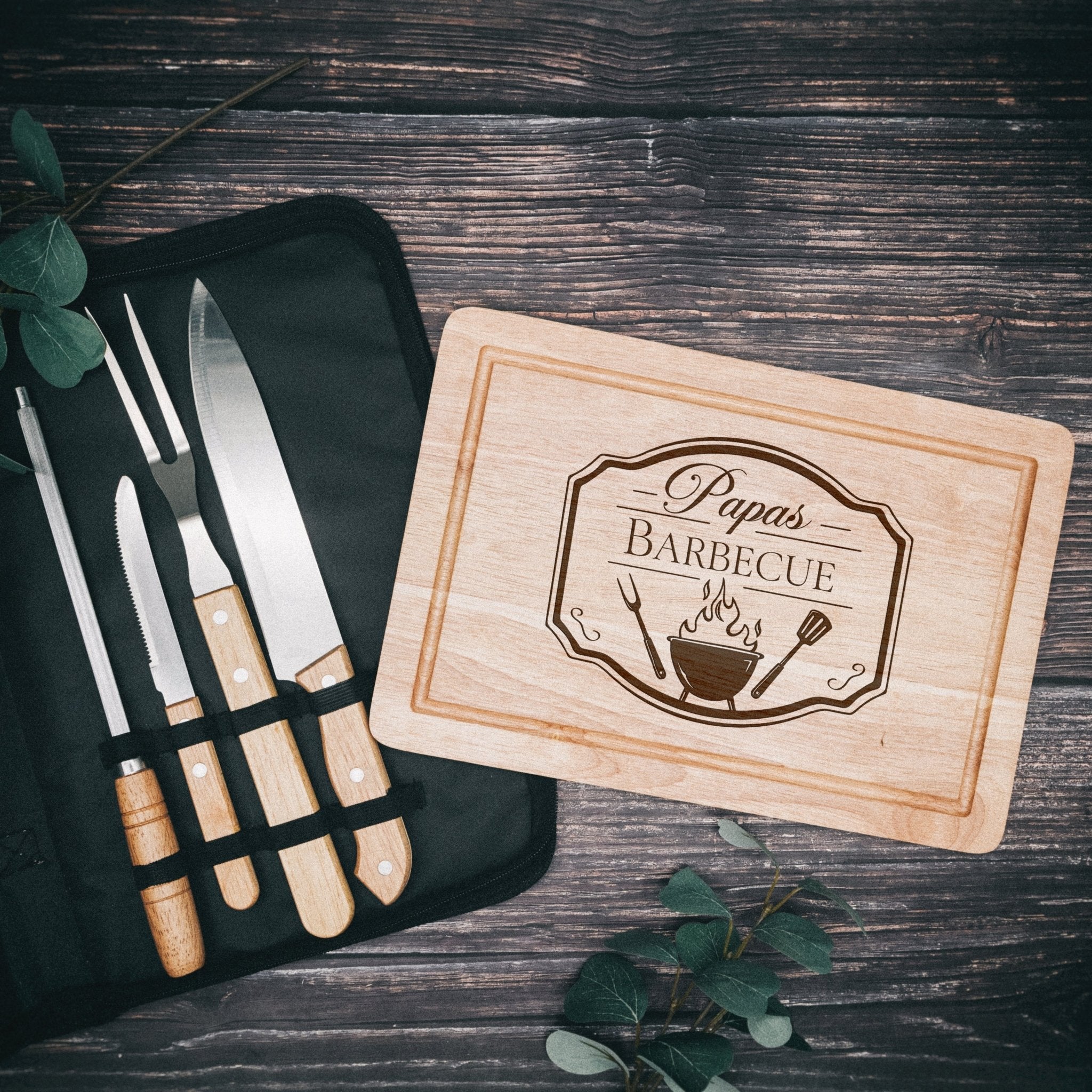 Grillset und Tasche - Papas Barbecue - Abenteuernah