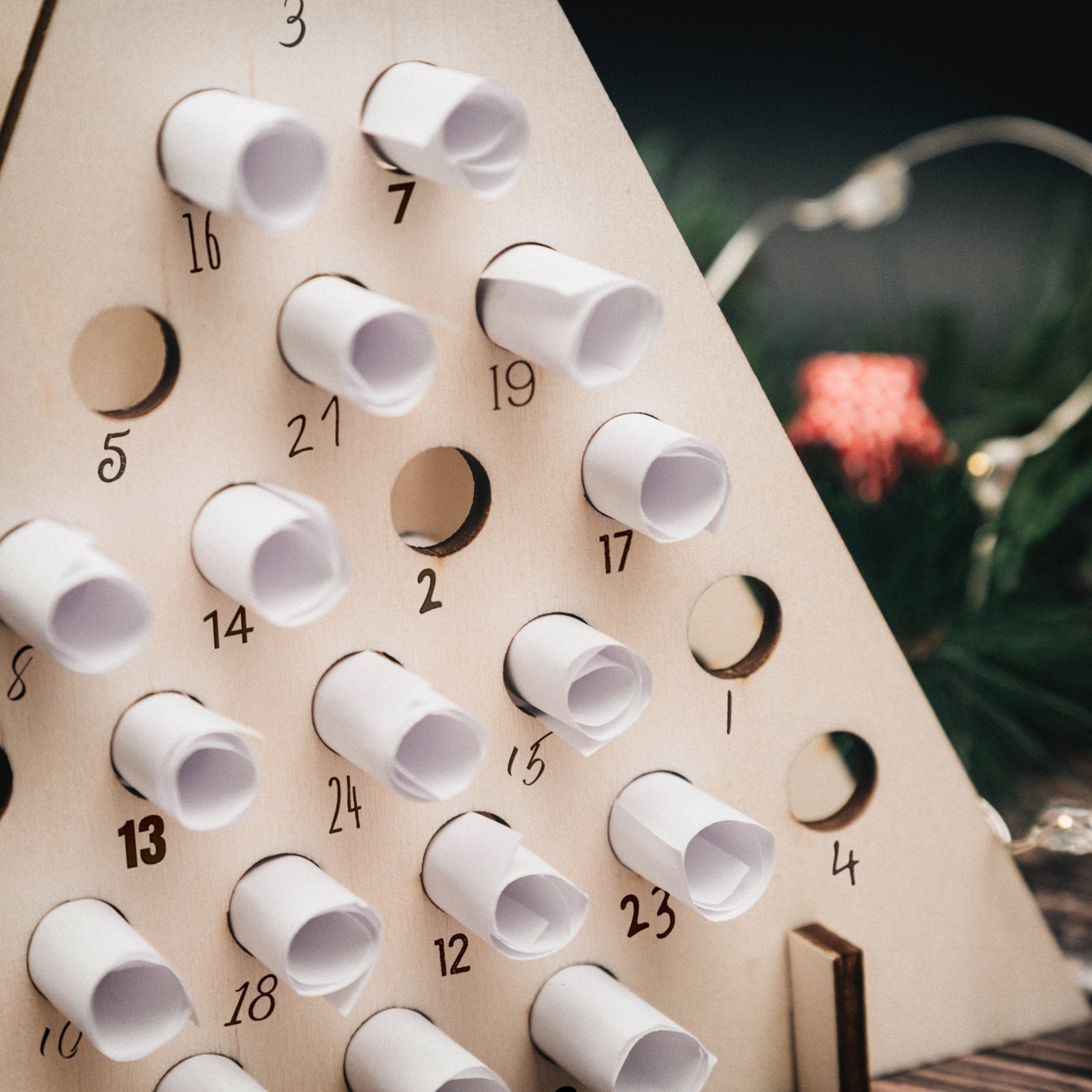 Gutschein - Adventskalender - Kleiner Tannenbaum mit Wunschname - Abenteuernah