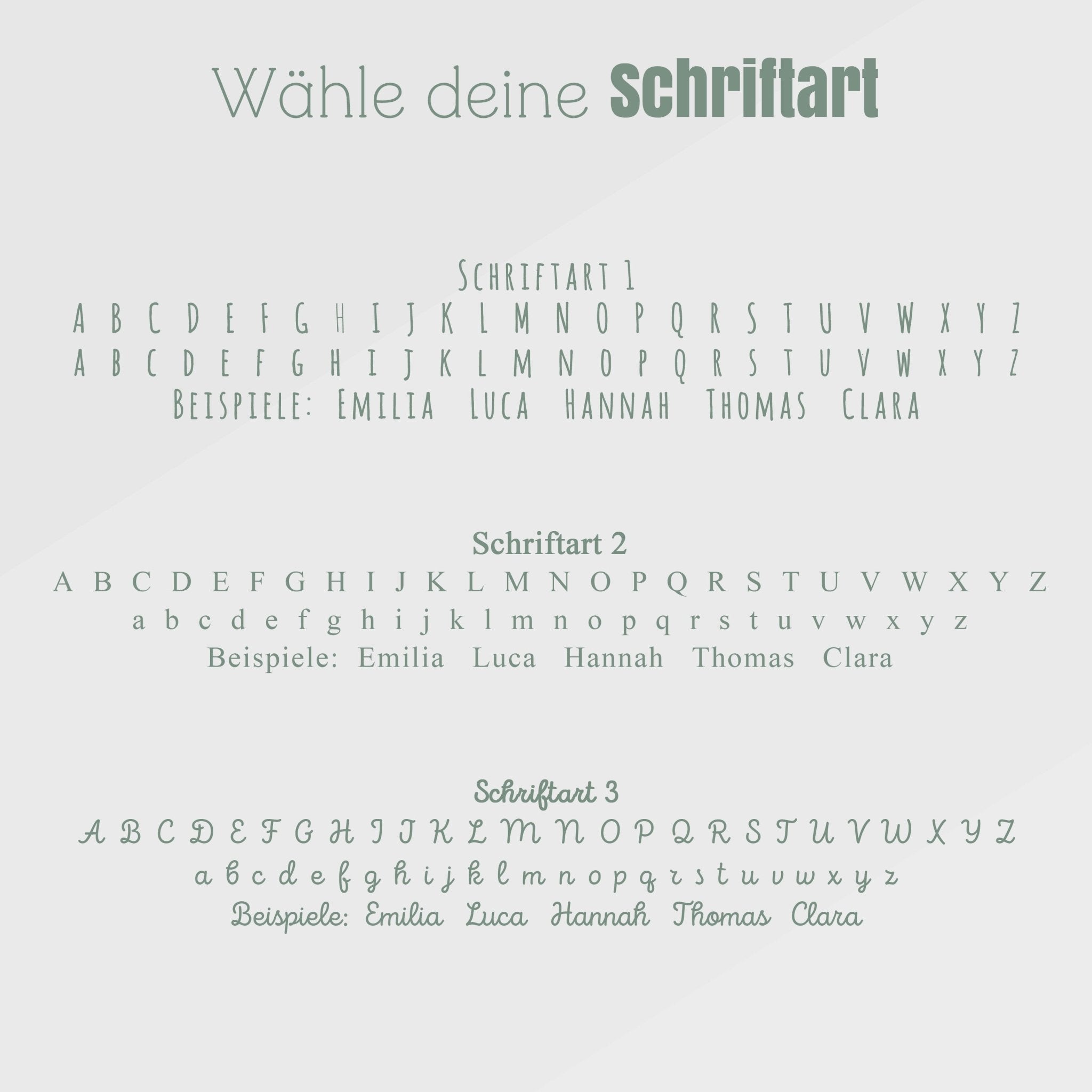 Handtuch Baumwolle - Name - Abenteuernah