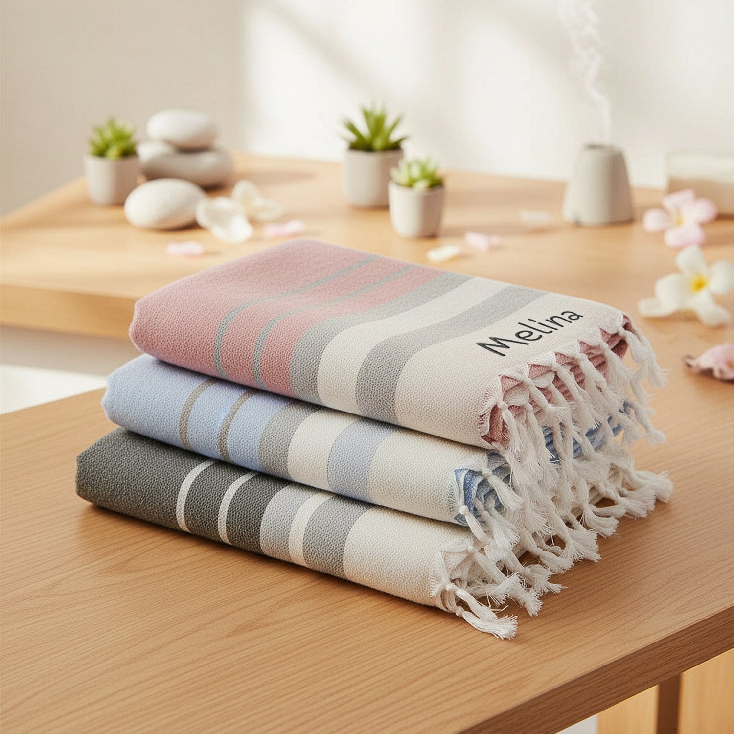 Handtuch Hamamtuch - Name - Abenteuernah