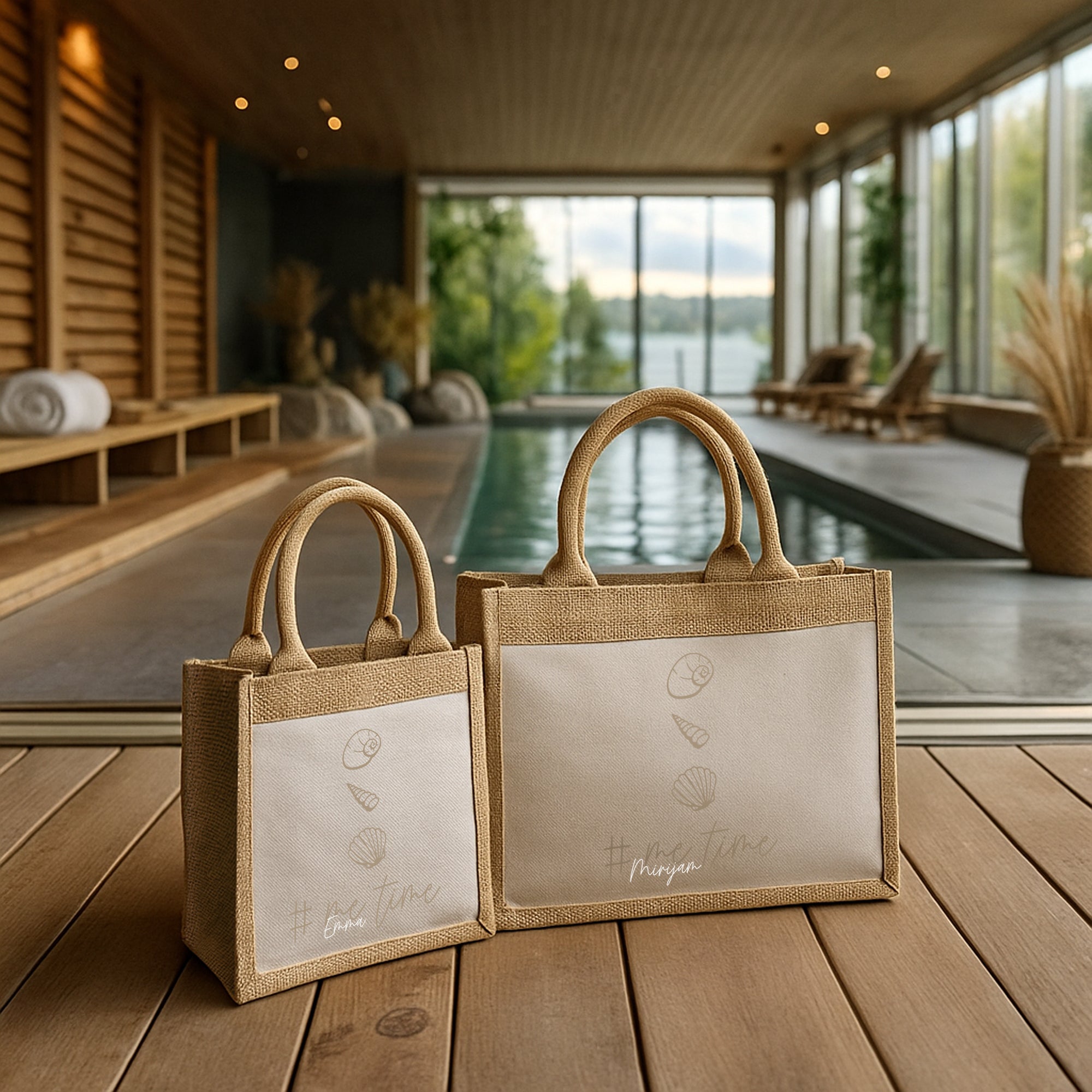 Jutetasche - Me time - Abenteuernah