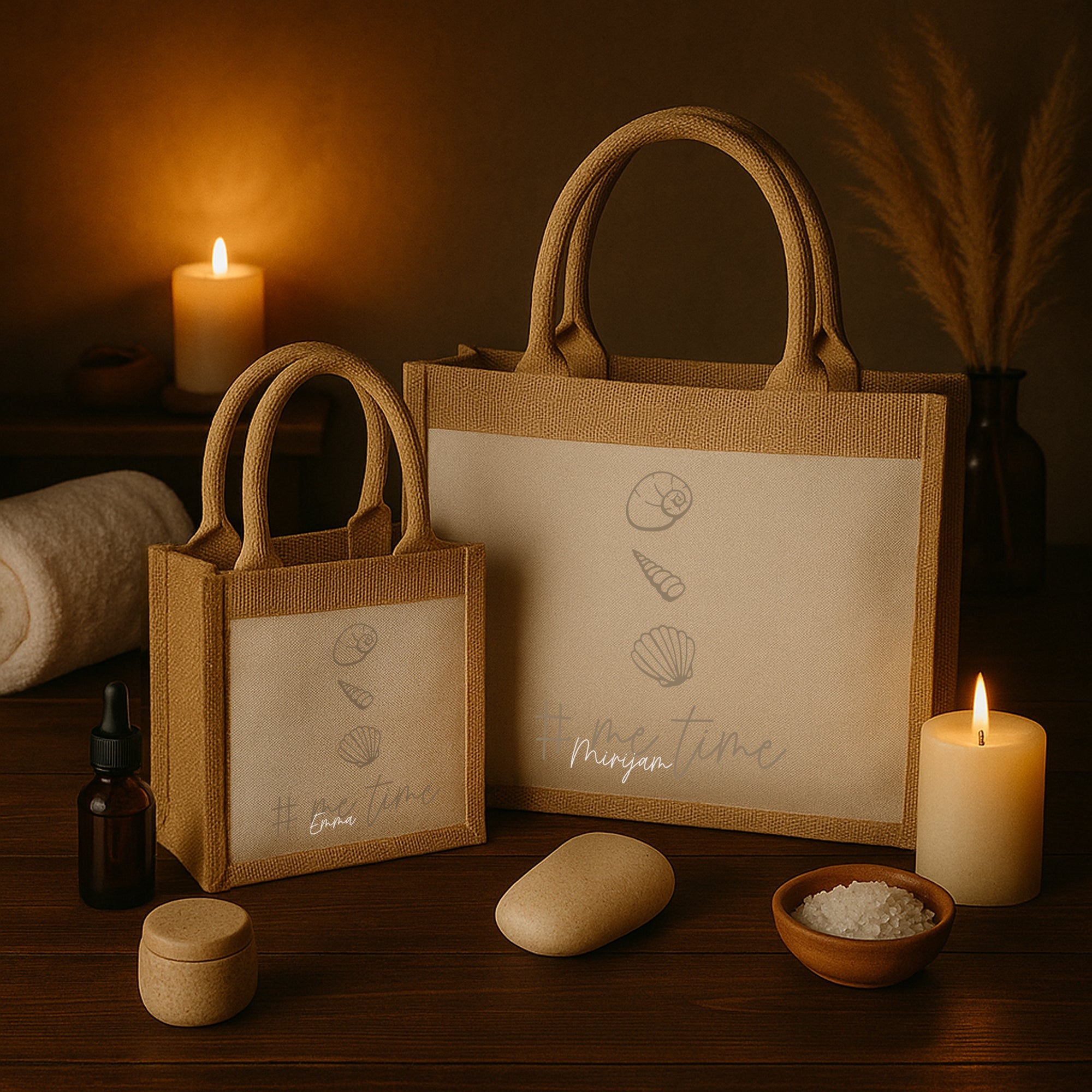 Jutetasche - Me time - Abenteuernah