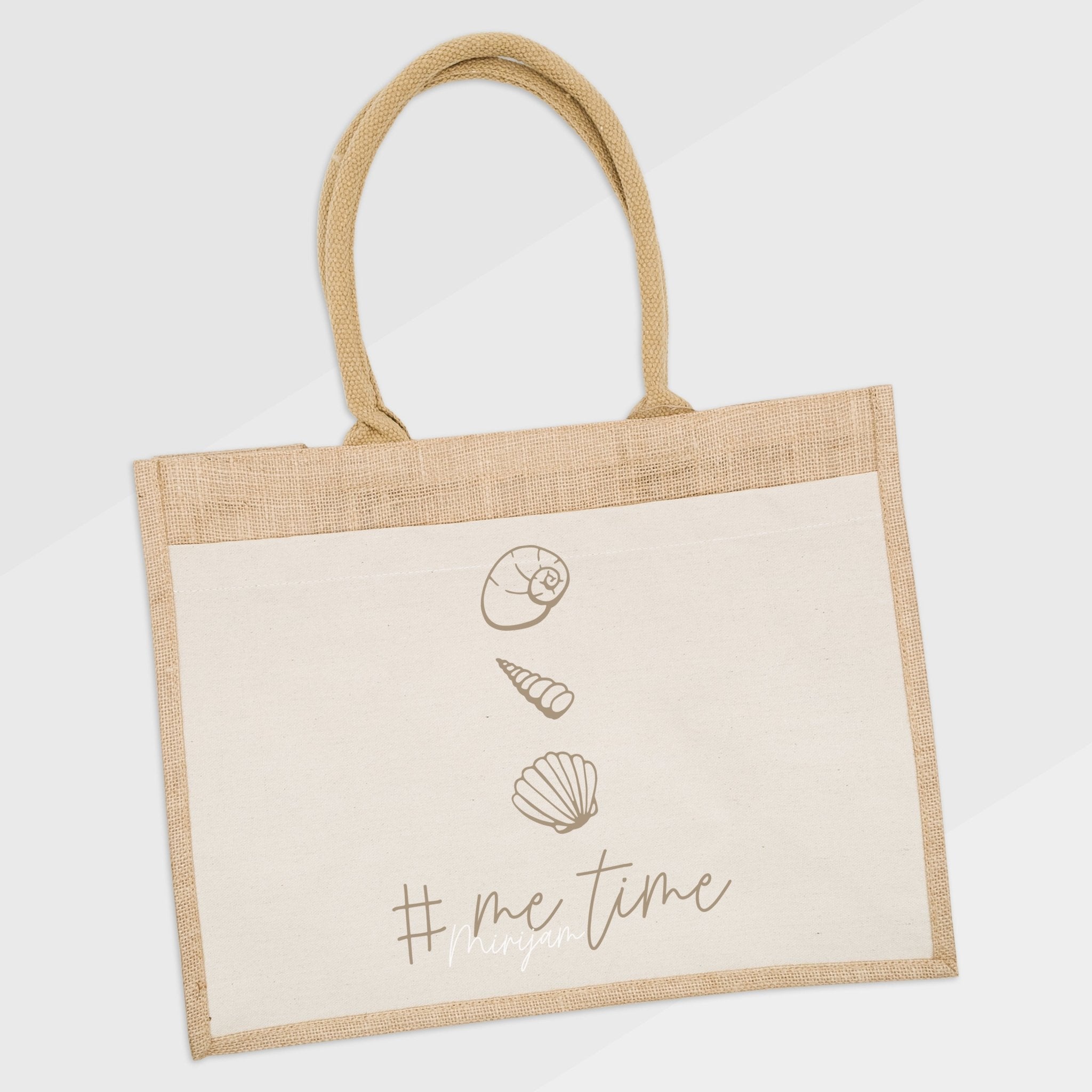 Jutetasche - Me time - Abenteuernah