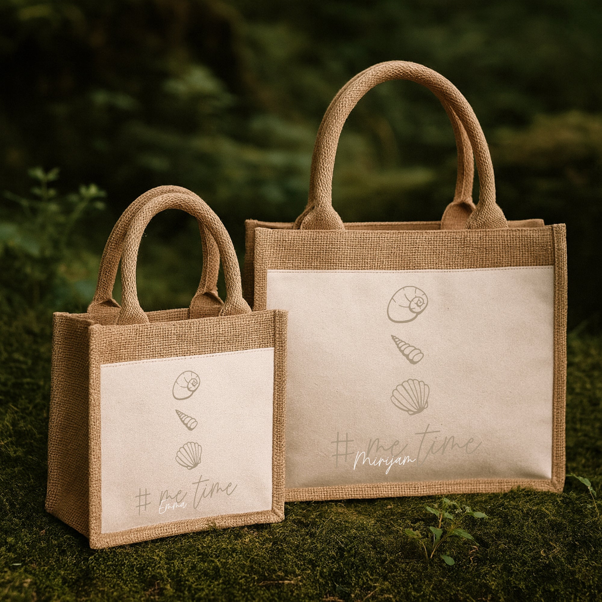 Jutetasche - Me time - Abenteuernah