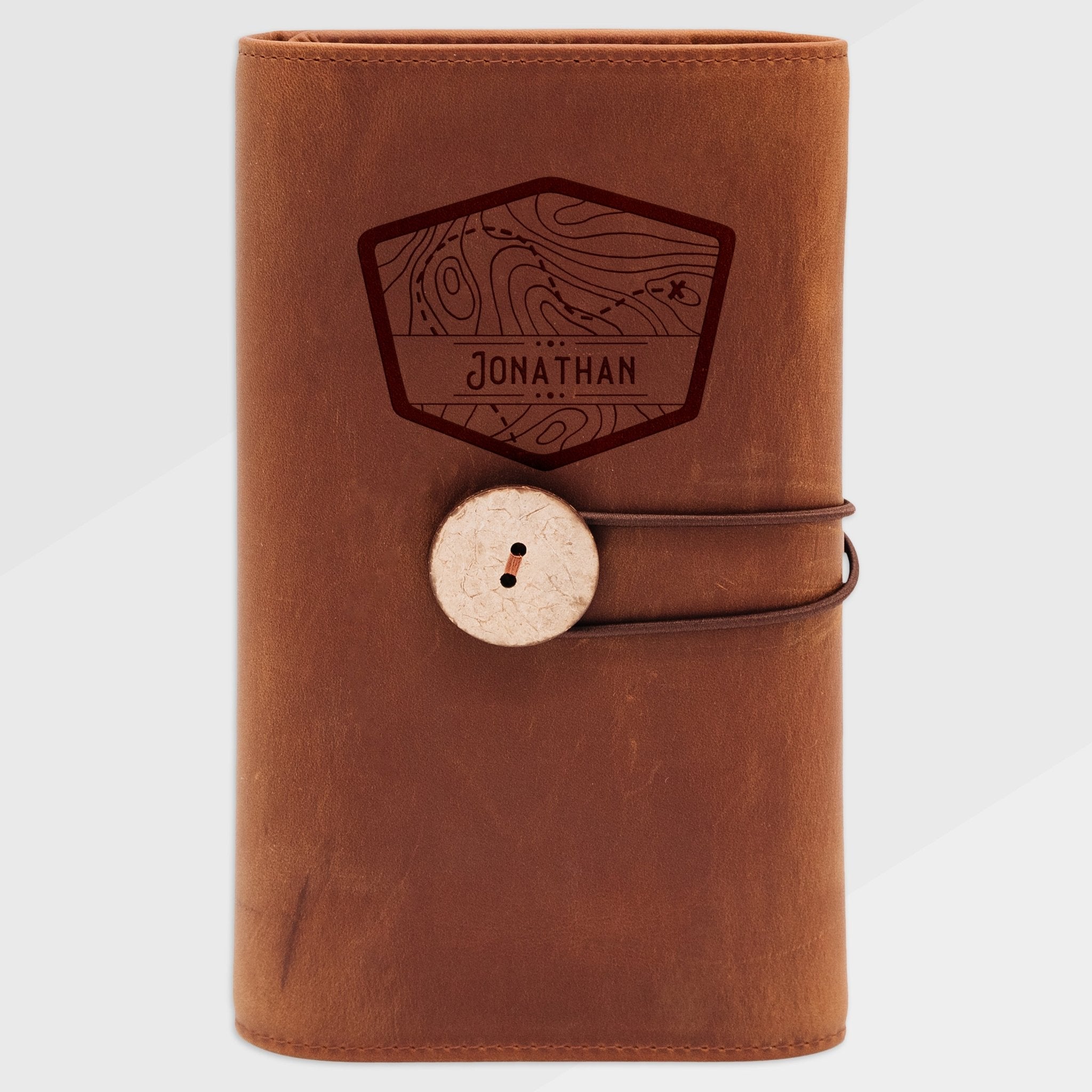 Kabelorganizer aus echtem Leder - Reisemotiv + Wunschname - Abenteuernah