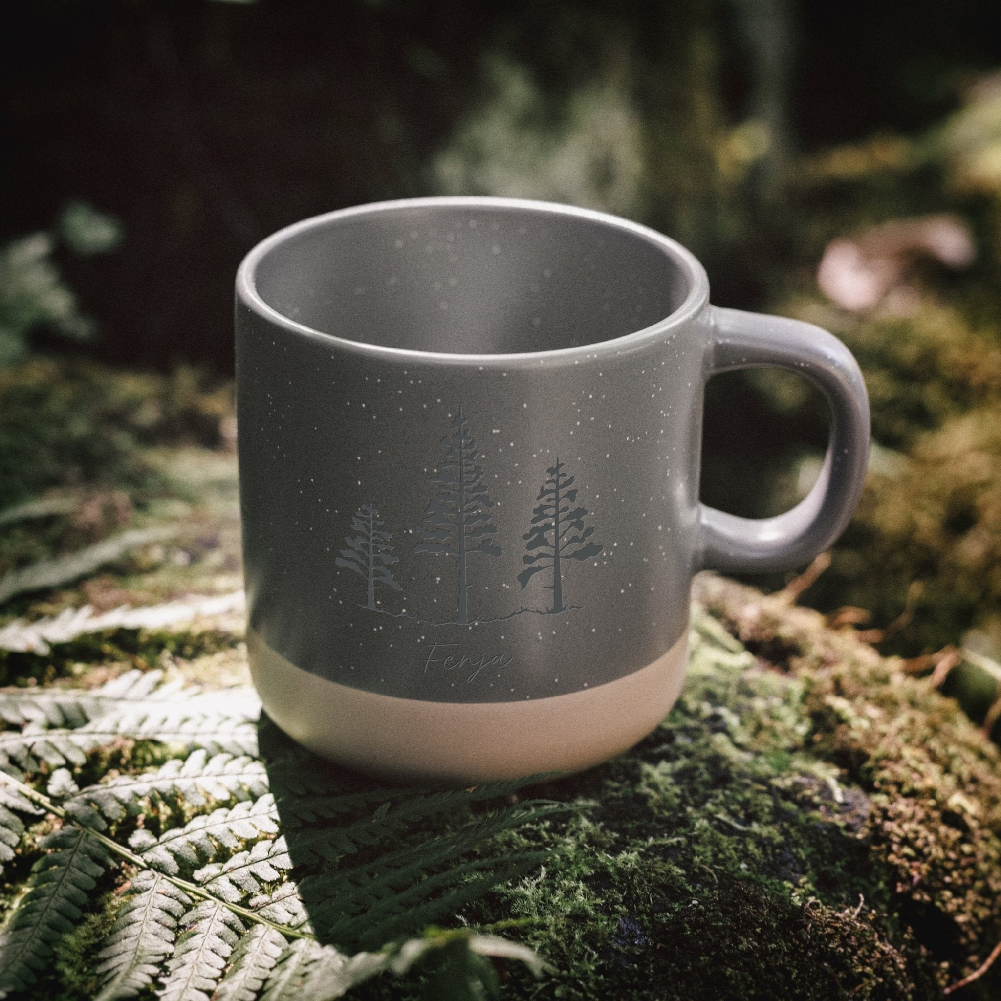 Keramiktasse Steingut - Wald - Abenteuernah