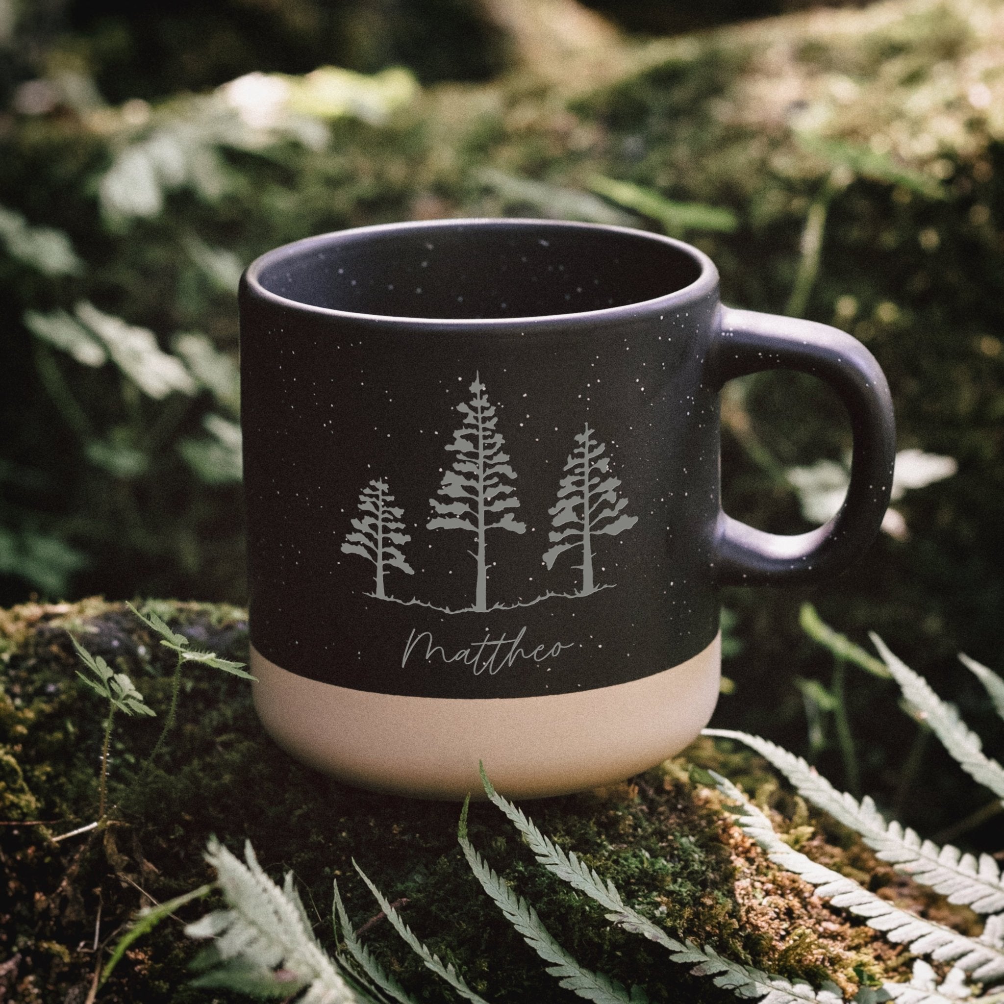 Keramiktasse Steingut - Wald - Abenteuernah