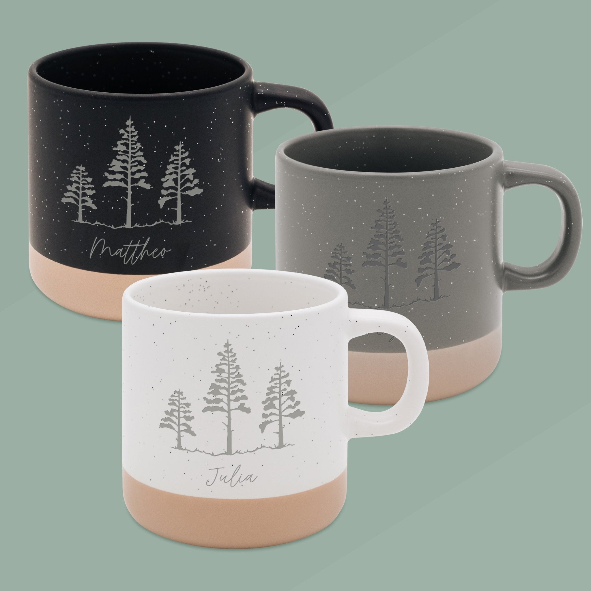 Keramiktasse Steingut - Wald - Abenteuernah