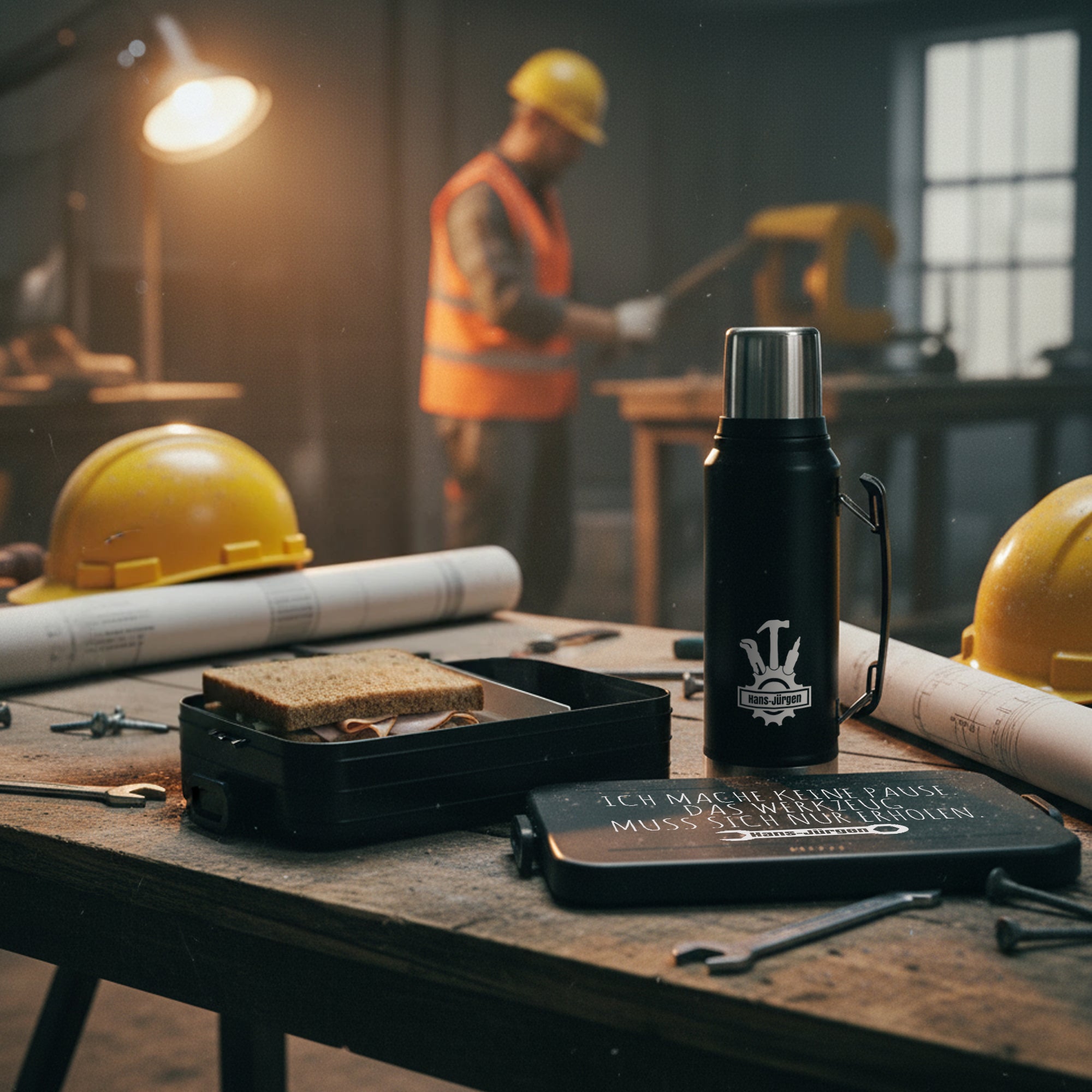 Lunchset - XXL Mepal Brotdose & Thermosflasche - Werkzeug - Abenteuernah