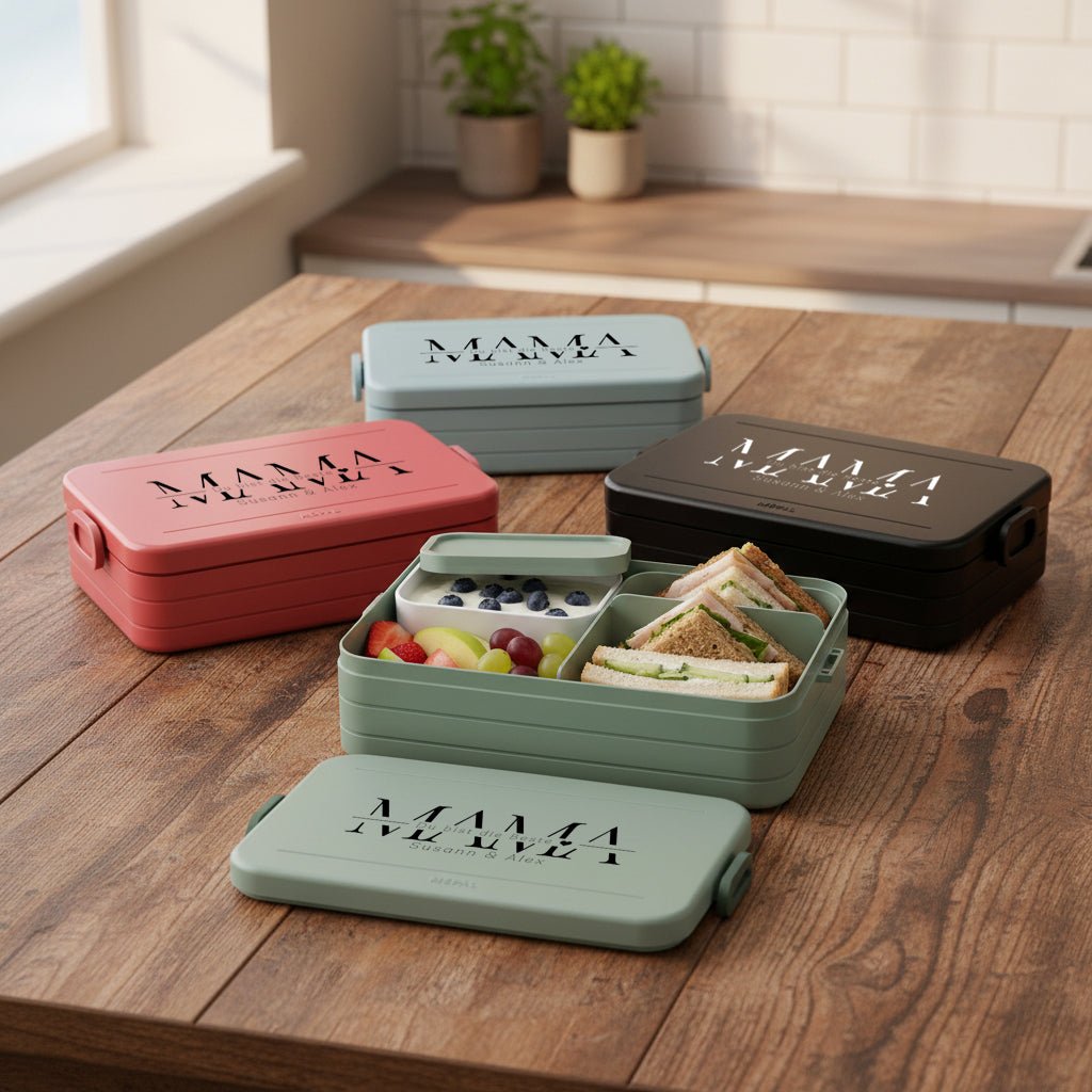 Mepal Brotdose mit Bentoeinsatz - Mama, du bist die Beste - Abenteuernah