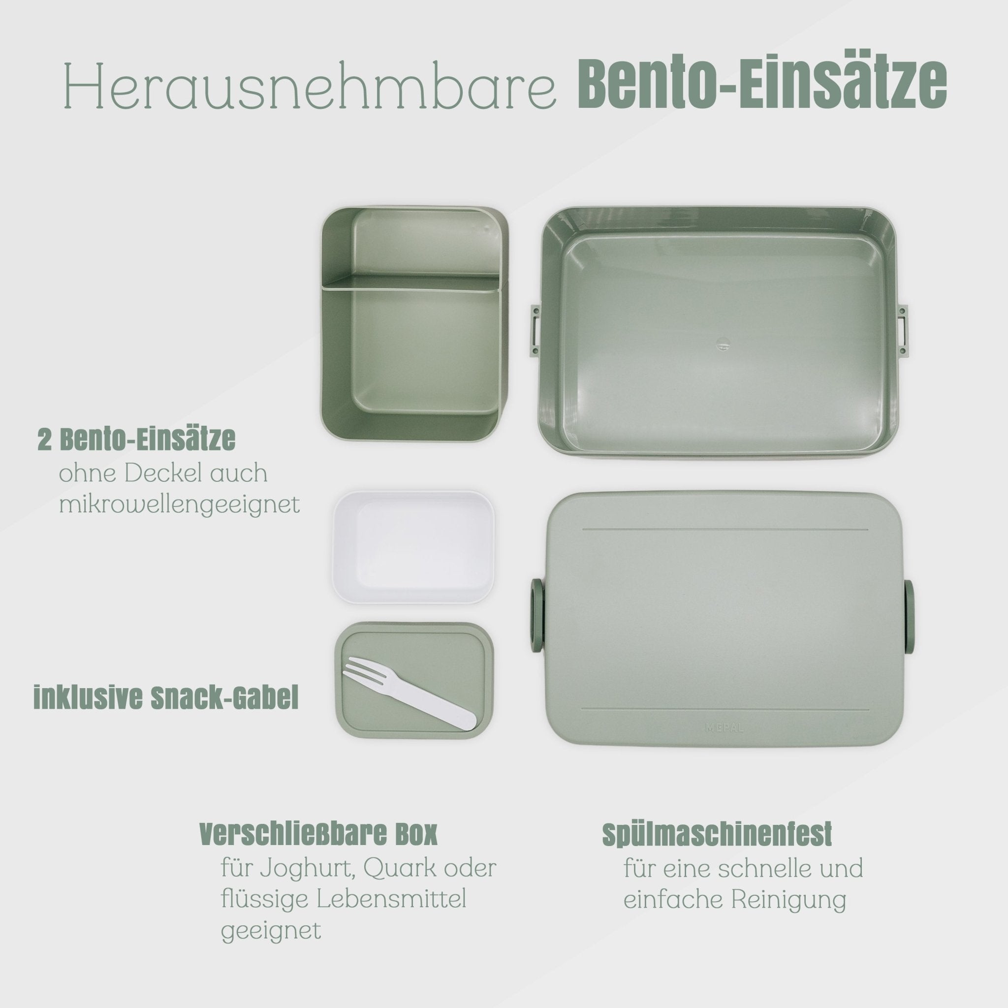 Mepal Brotdose mit Bentoeinsatz - Papa Superheld - Abenteuernah