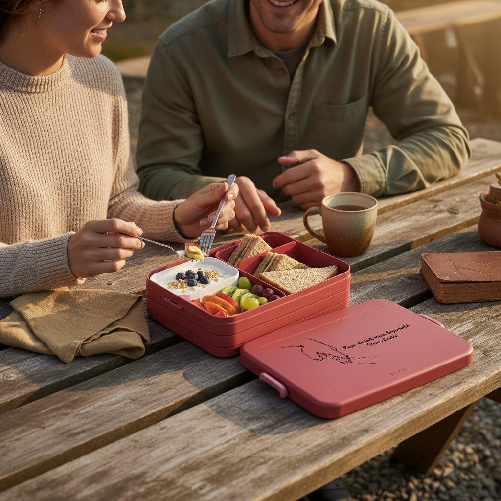 Mepal Brotdose mit Bentoeinsatz - Papa Superheld - Abenteuernah