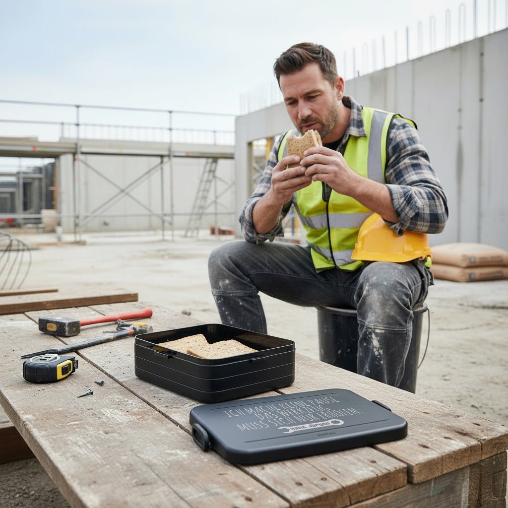 Mepal Brotdose schwarz XXL - Werkzeug Pause - Abenteuernah