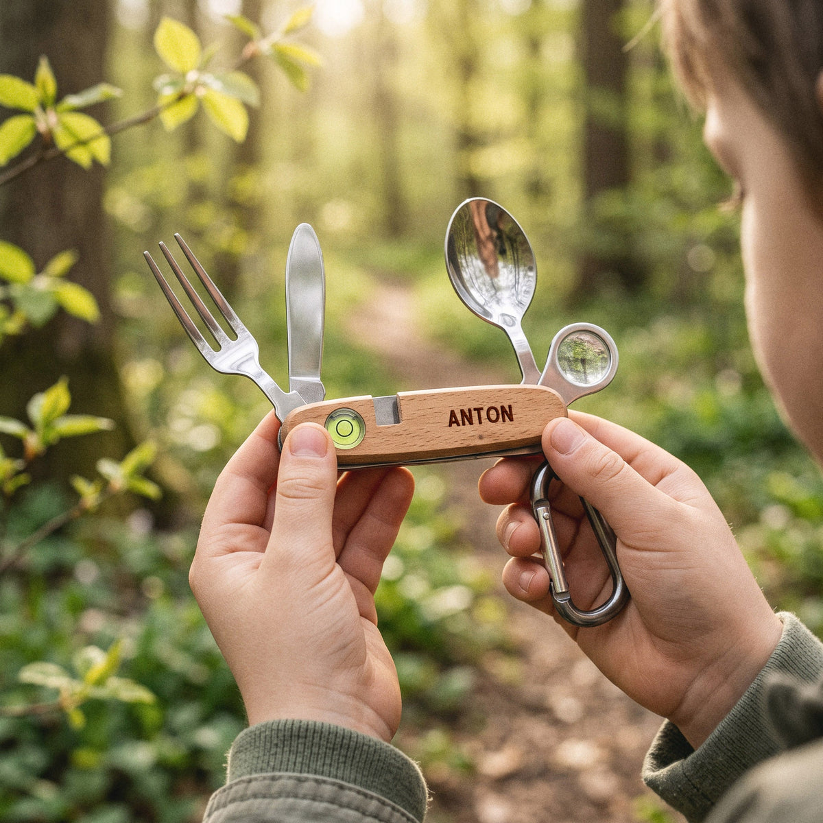 Multitool für Kinder personalisiert - Wunschname - Abenteuernah