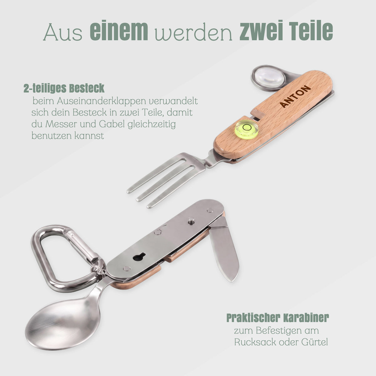 Multitool für Kinder personalisiert - Wunschname