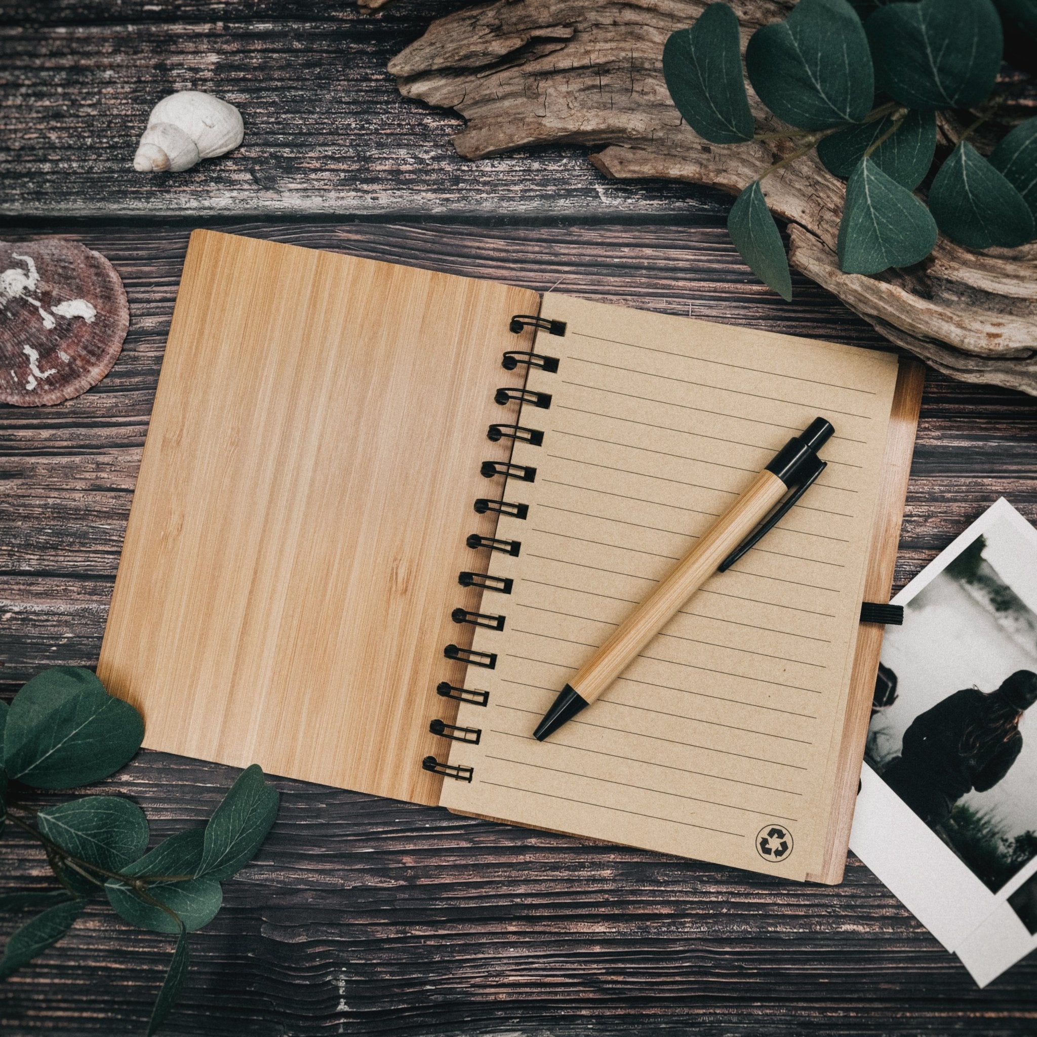 Notizbuch Holz - Fangbuch Köder - Abenteuernah