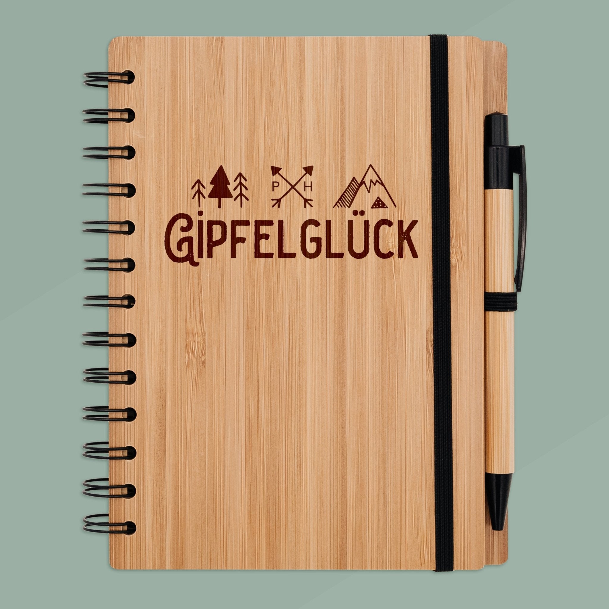 Notizbuch Holz - Reise - Abenteuernah