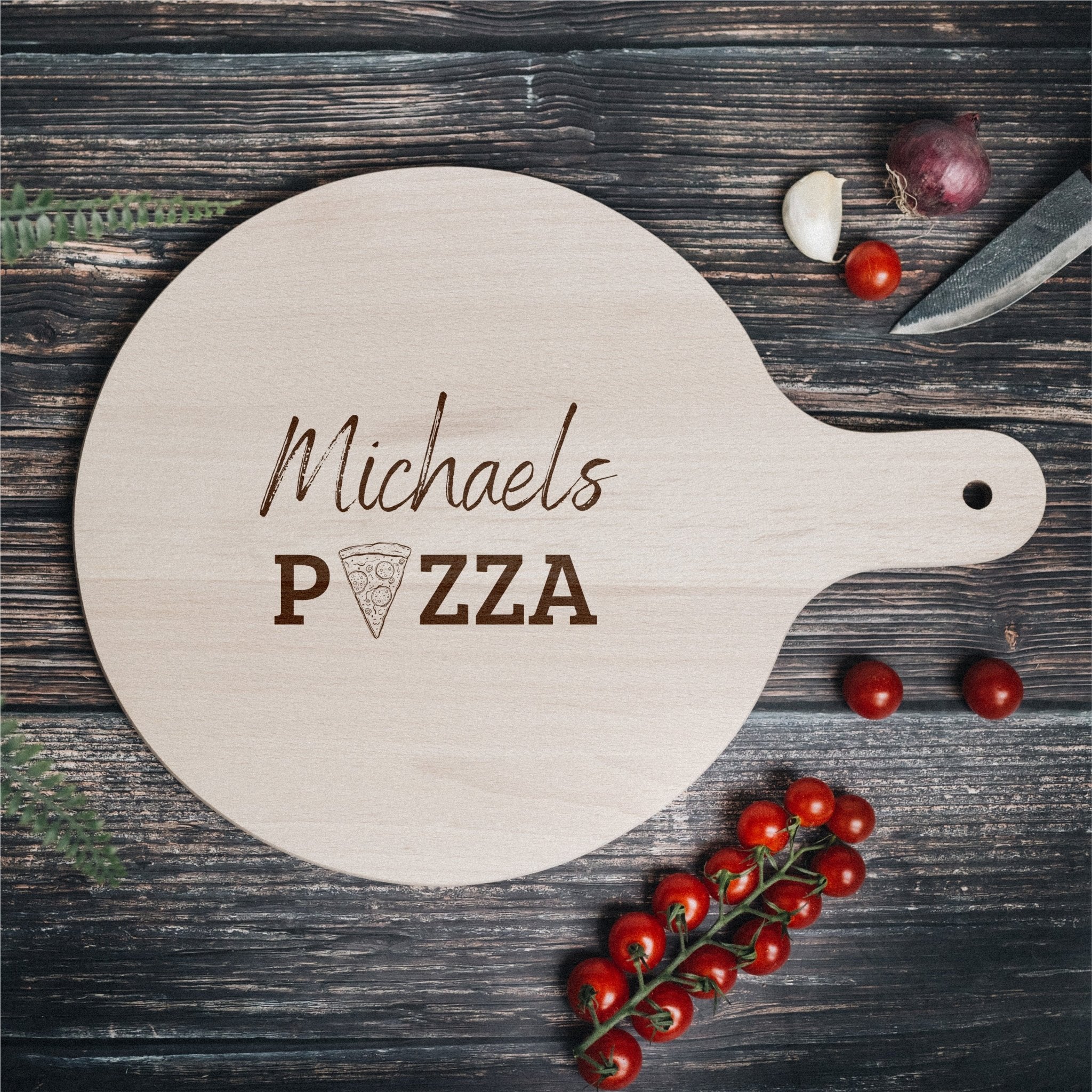 Pizzabrett - Name Pizza - Abenteuernah