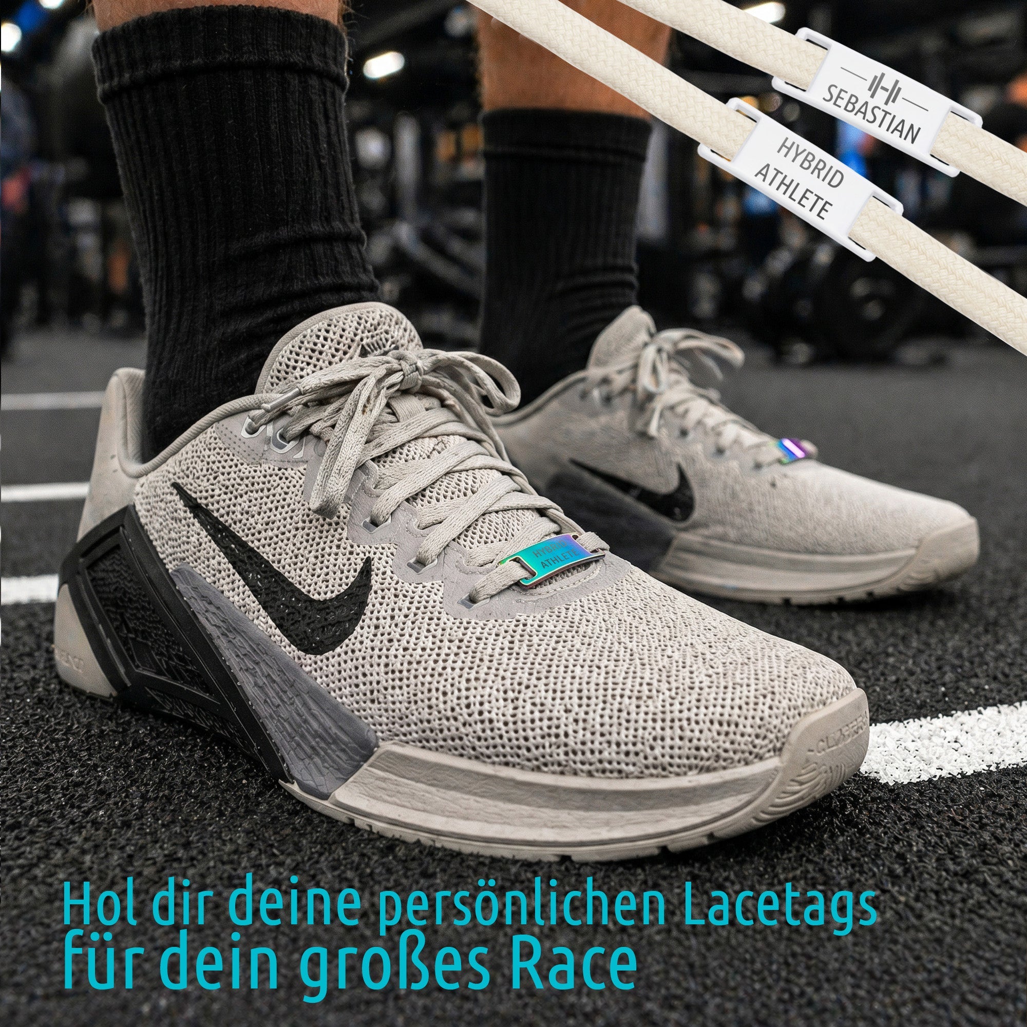 Schnürsenkelanhänger - Lacetag Fitness Race - Abenteuernah