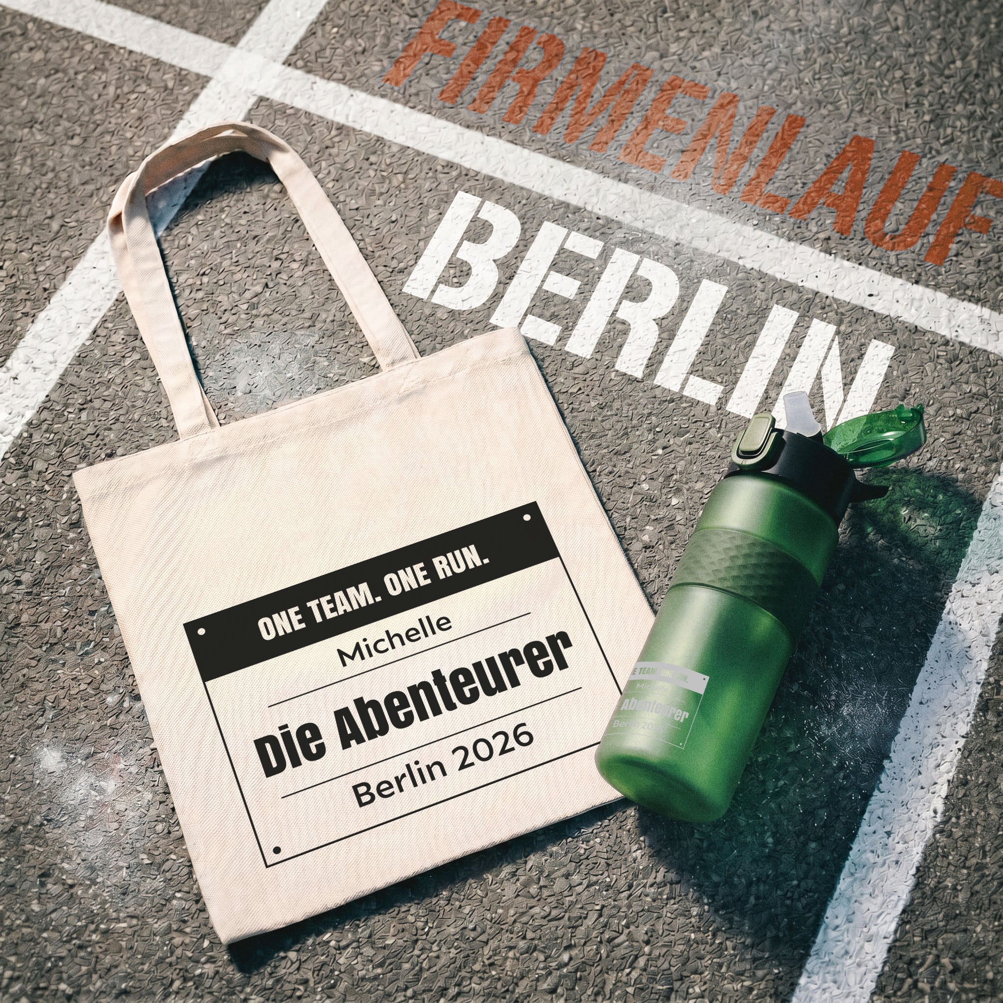 Starterkit Firmenlauf personalisiert - Laufevent Team - Abenteuernah