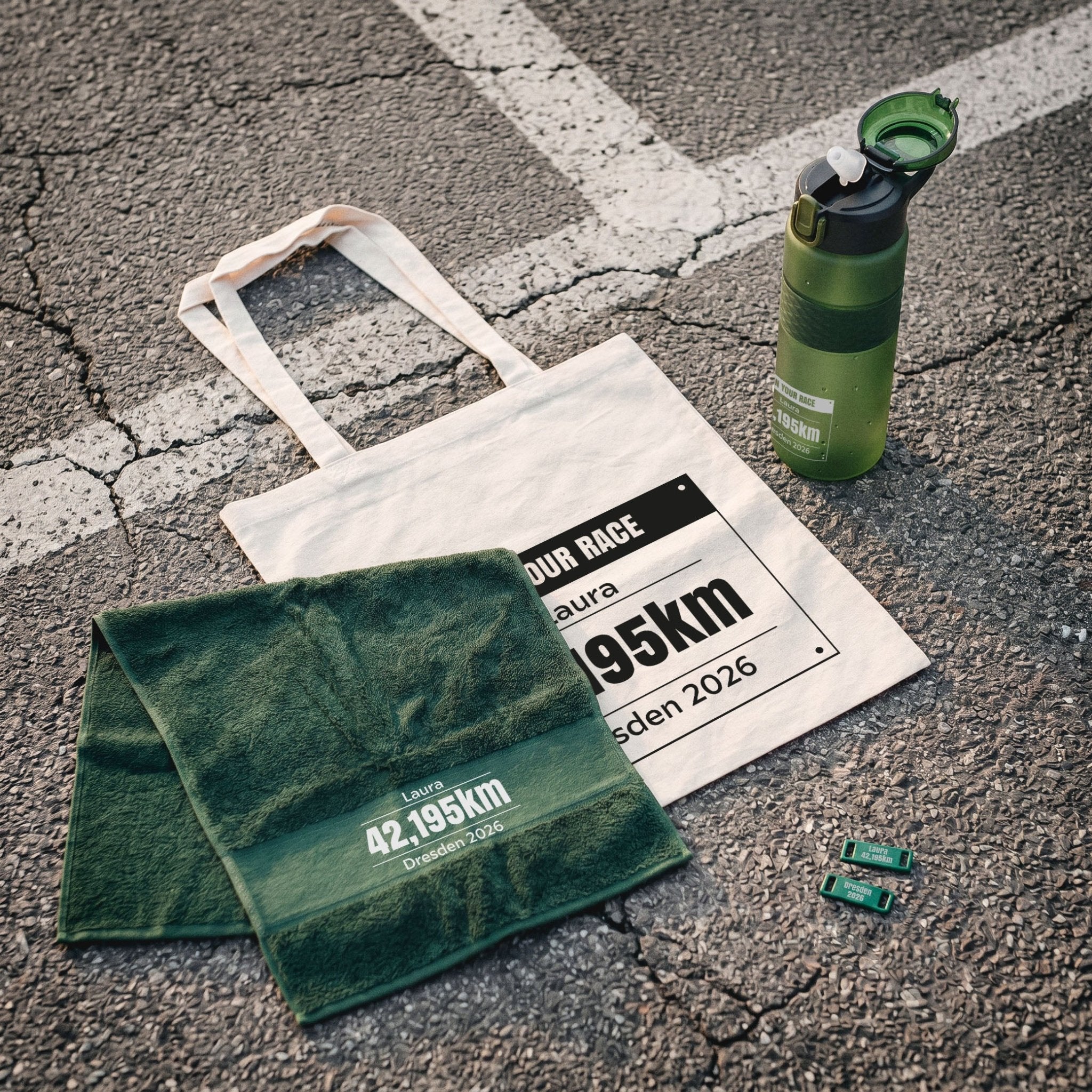 Starterkit Marathon personalisiert - Laufevent Premium - Abenteuernah